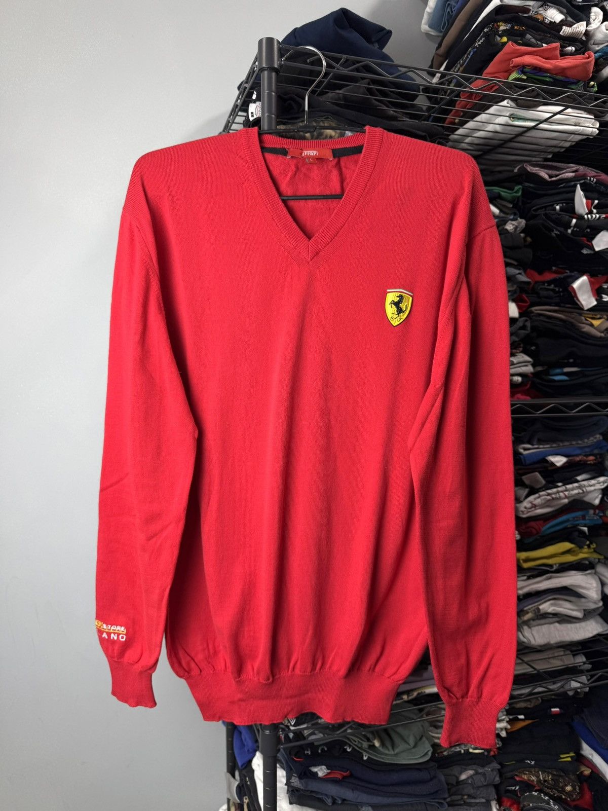 Ferrari Vintage Ferrari Racing Sweater Shell Size US L / EU 52-54 / 3 - 1 Thumbnail