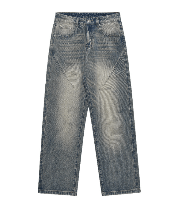 Japanese Brand × Jean American retro washed jeans men's loose casual high street Size US 32 / EU 48 - 5 Thumbnail