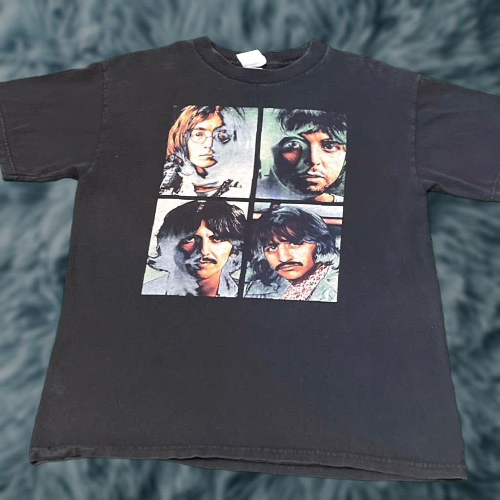 Apple VINTAGE The Beatles Band Tee Shirt VTG 2005 Apple Shirt Mens Size M Black 90s Music T-Shirt Shirts Mens Size US M / EU 48-50 / 2 - 1 Thumbnail