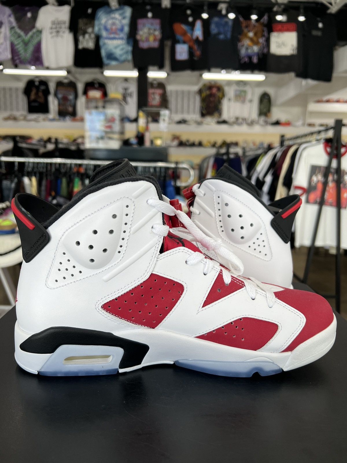 Jordan Brand Air Jordan 6 Carmine Sz. 9 (2014) Size US 9 / EU 42 - 4 Thumbnail