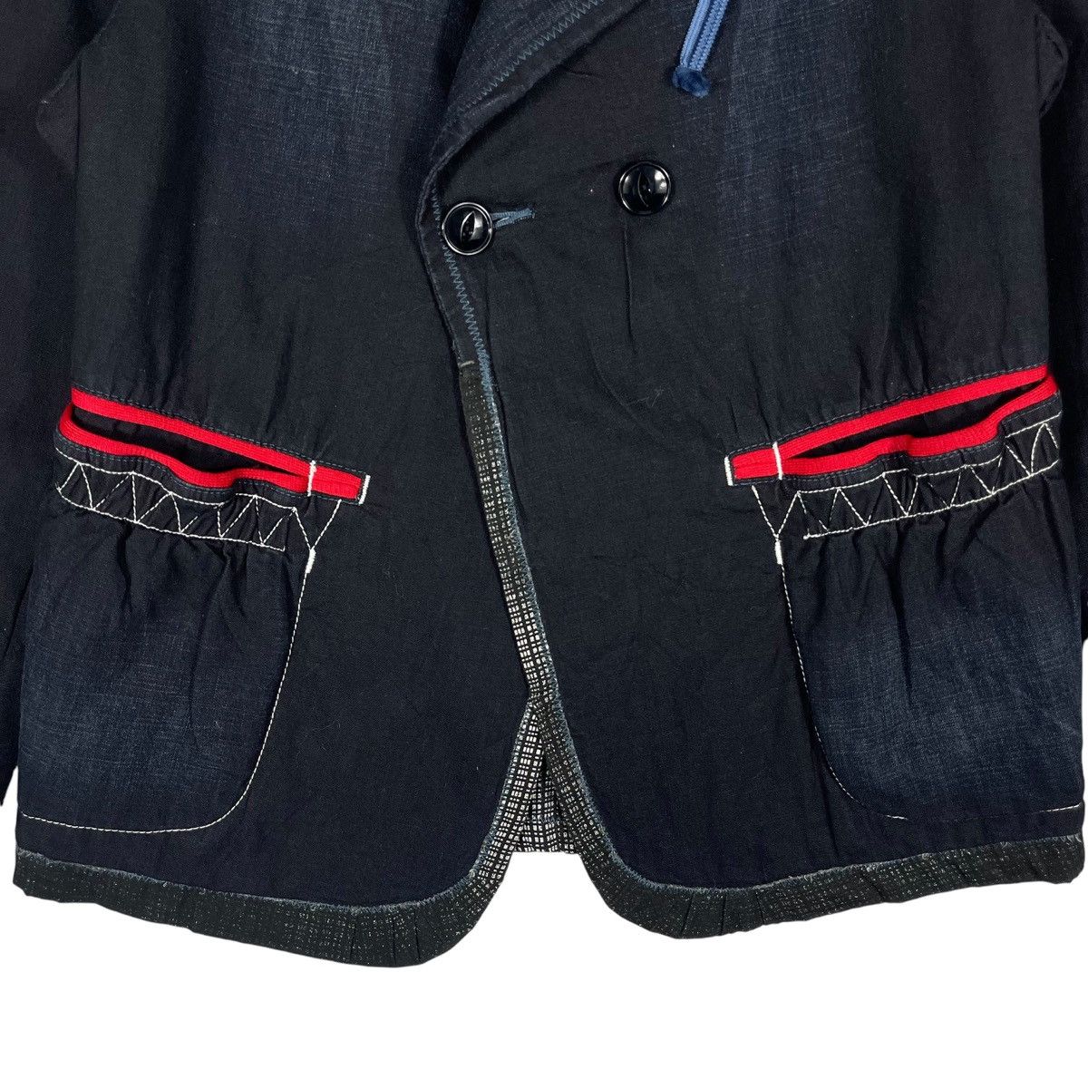 Marithe + Francois Girbaud Marithe Francois Girbaud Denim Indigo Dye Jacket Size M / US 6-8 / IT 42-44 - 12 Thumbnail