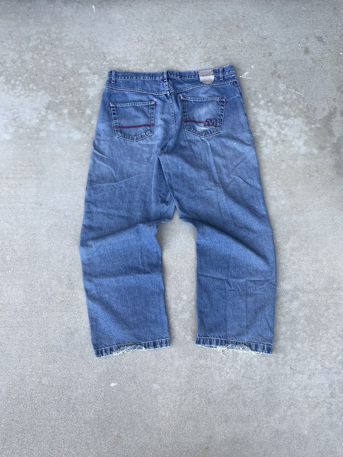 Mecca × Vintage Vintage Mecca Embroidered Denim Baggy Size US 42 / EU 58 - 1 Thumbnail