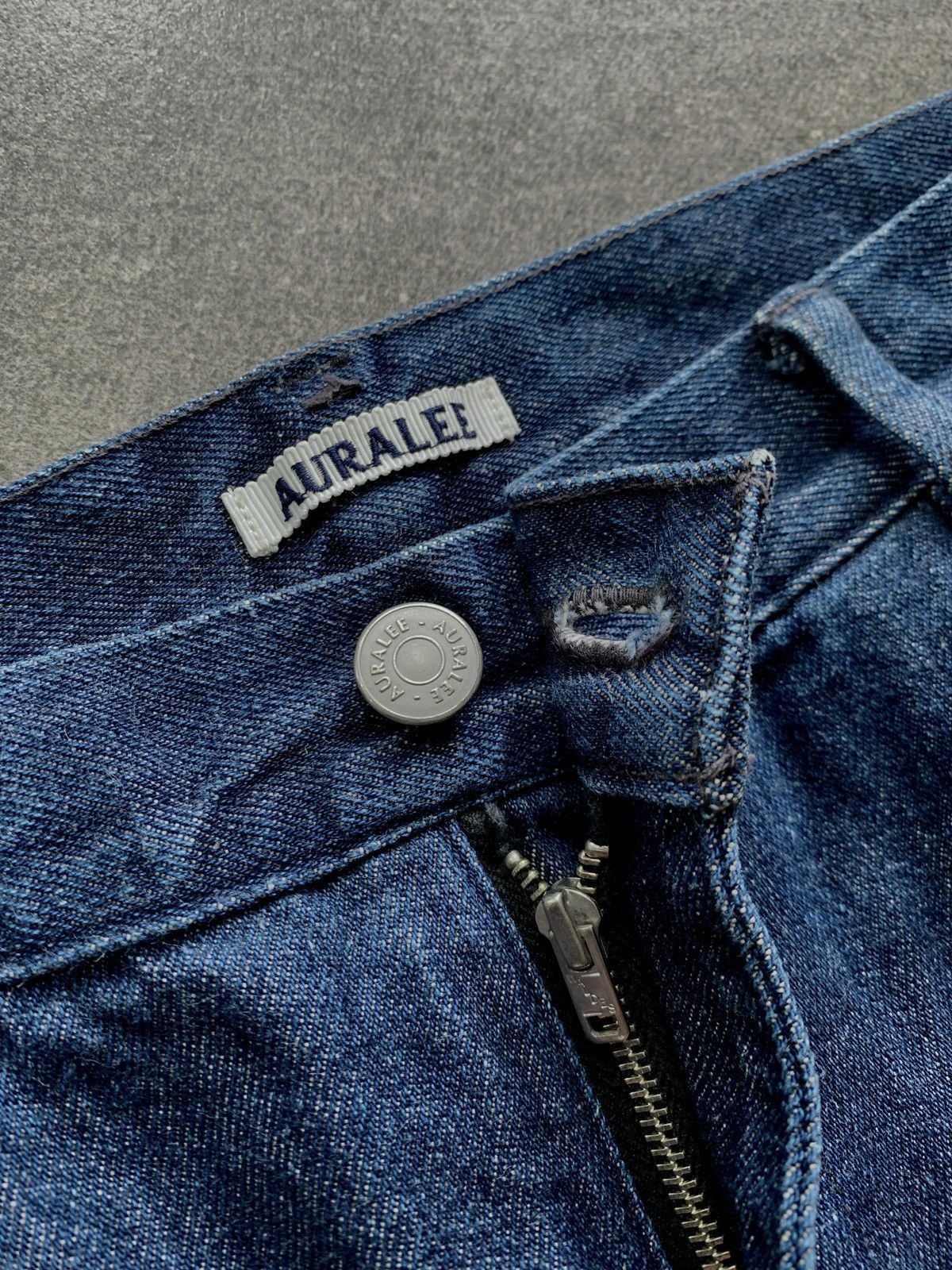 Auralee FREE TAX! Hard Twist Wideleg Denim Jeans Size US 32 / EU 48 - 6 Thumbnail
