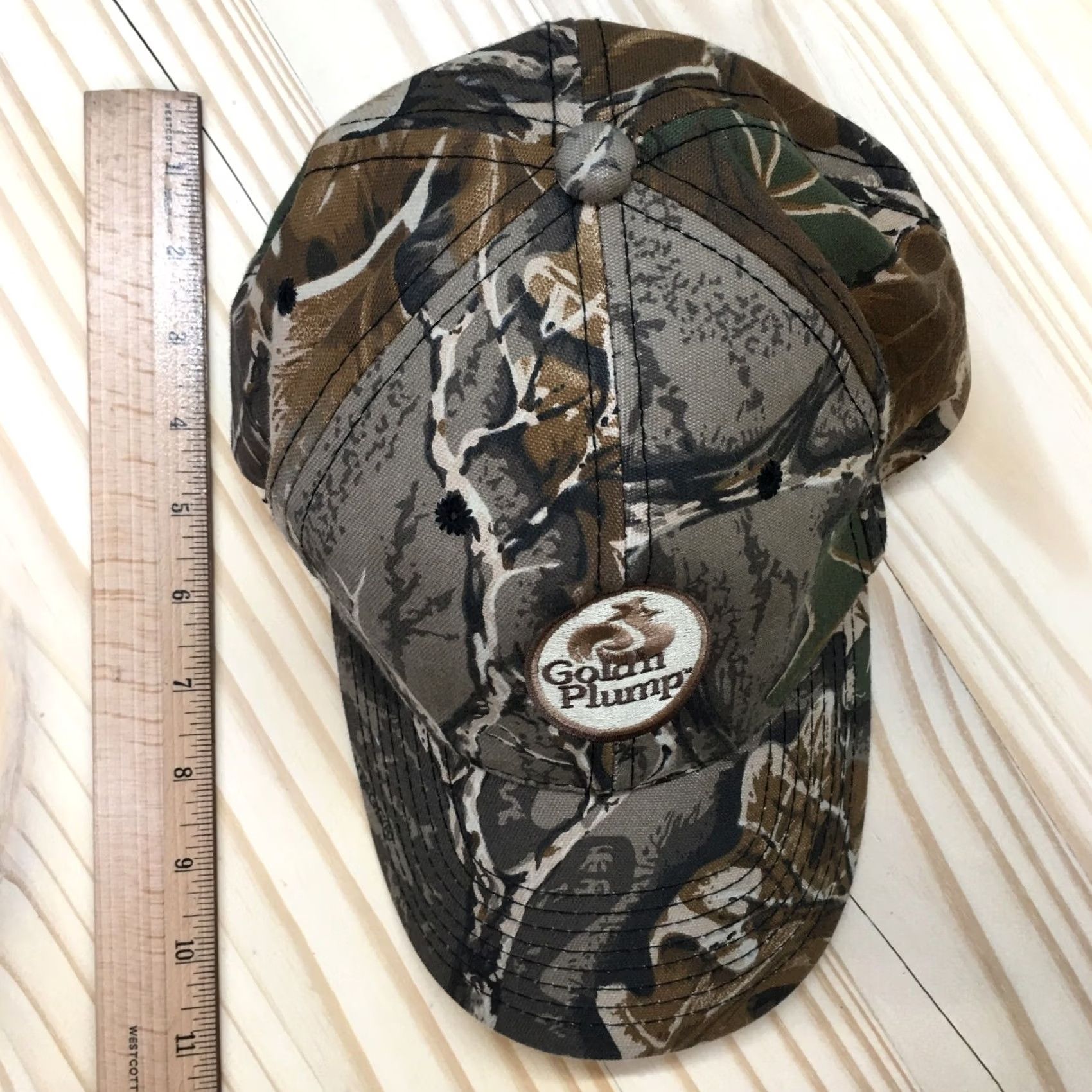 Logo 7 Outdoor Cap Baseball Hat Mens Brown OS Adjustable Embroidered Logo Gold'n Plump Cap Size ONE SIZE - 3 Thumbnail