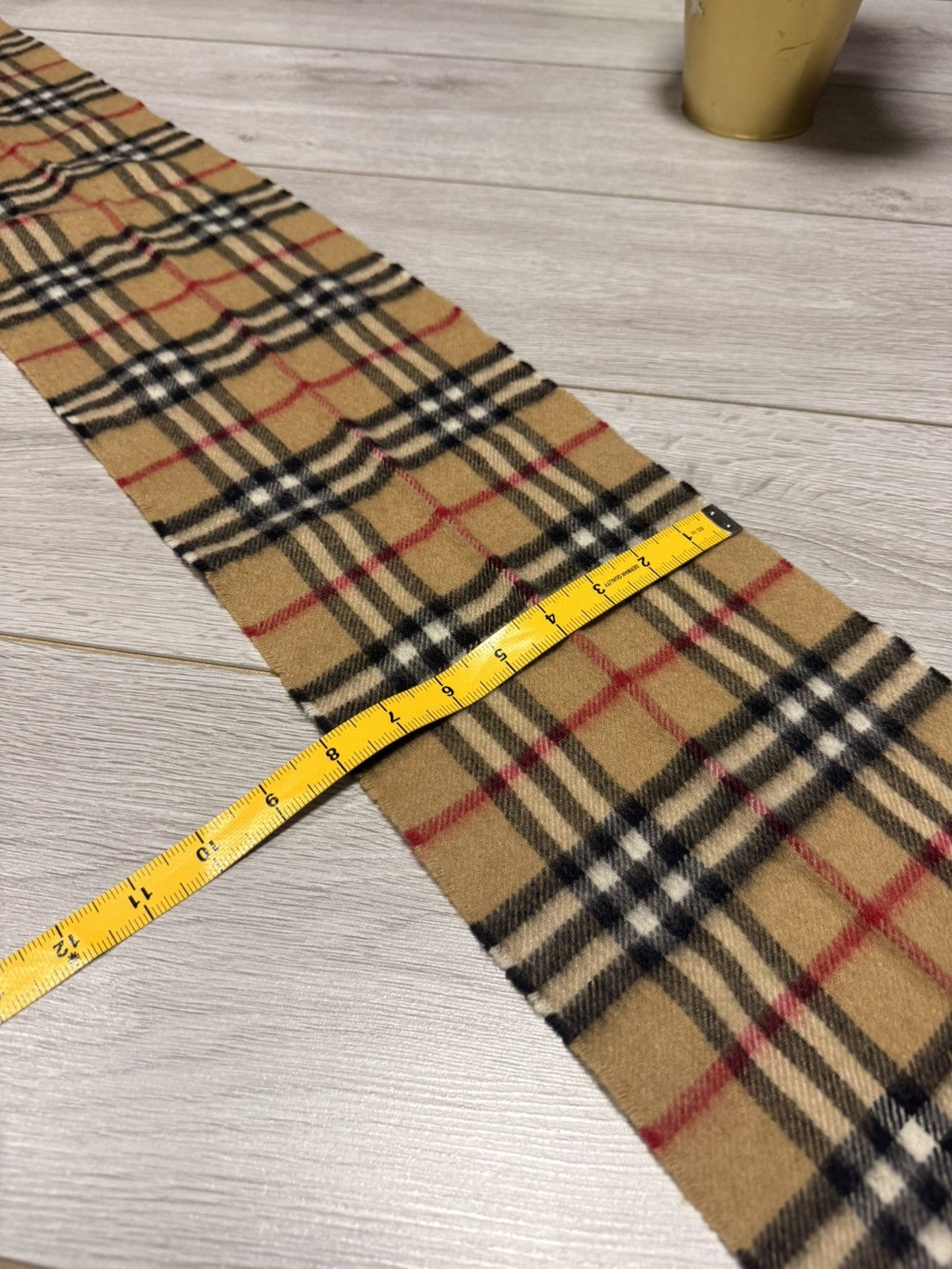 Burberry Burberry cashmere check wool scarf Size ONE SIZE - 6 Thumbnail