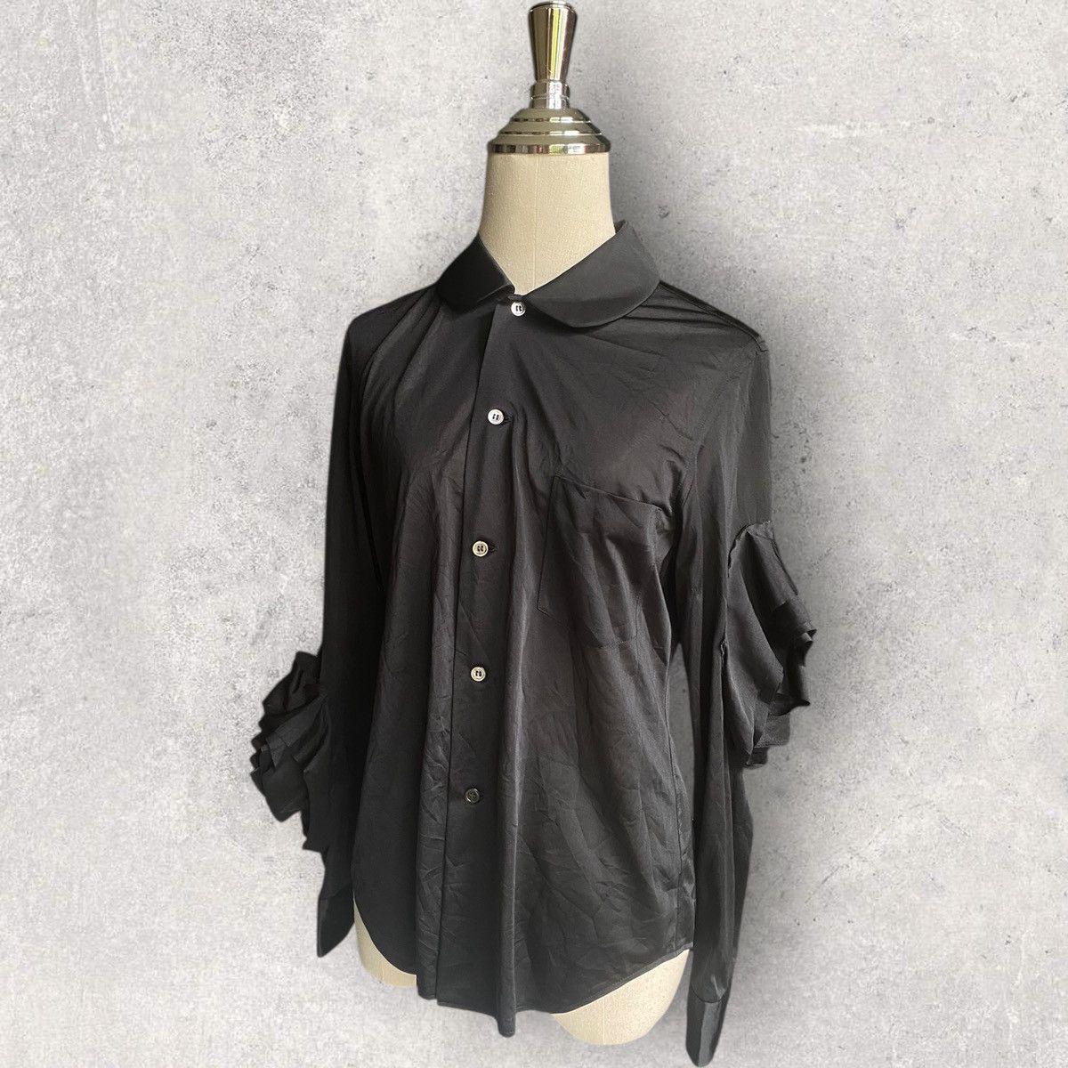 Comme des Garcons Fall13 3D Flower applique Shirt Size S / US 4 / IT 40 - 1 Thumbnail