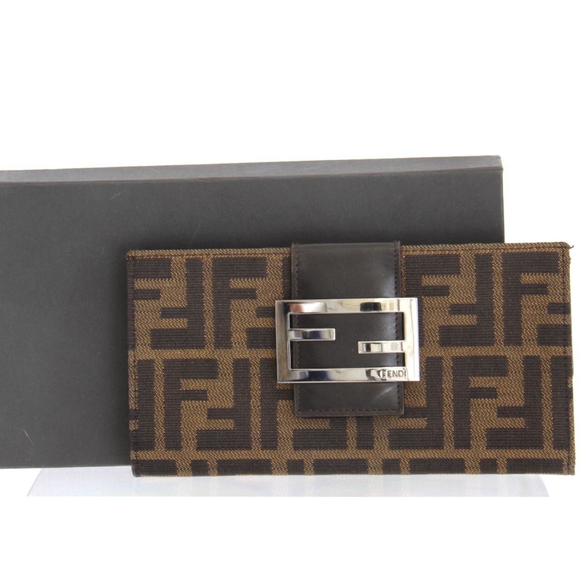 image of Fendi Long Wallet Canvas Ladies, Women's