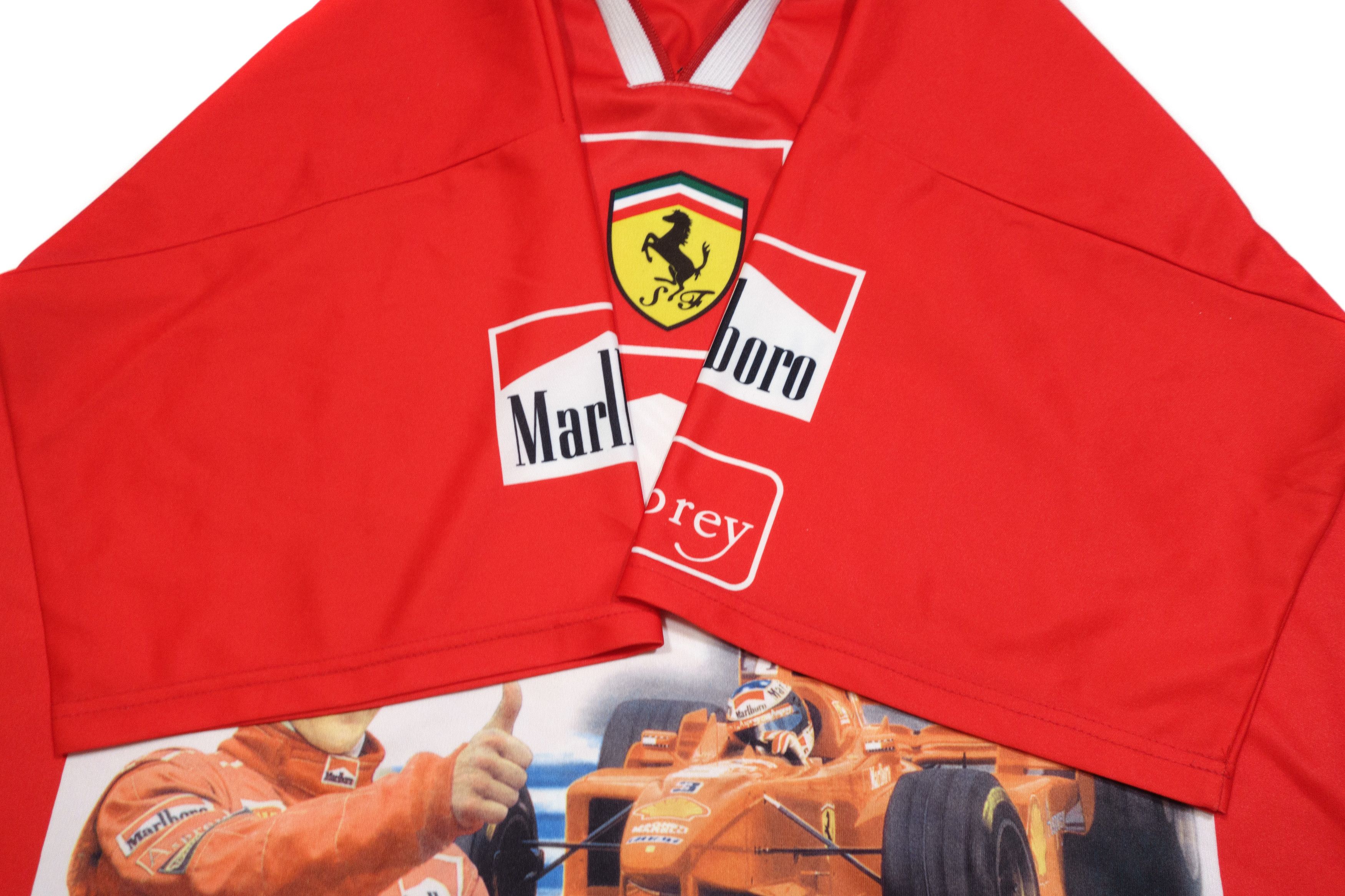 Ferrari 90S Michael Schumacher Big Logo Jersey Vintage Size US XL / EU 56 / 4 - 5 Thumbnail
