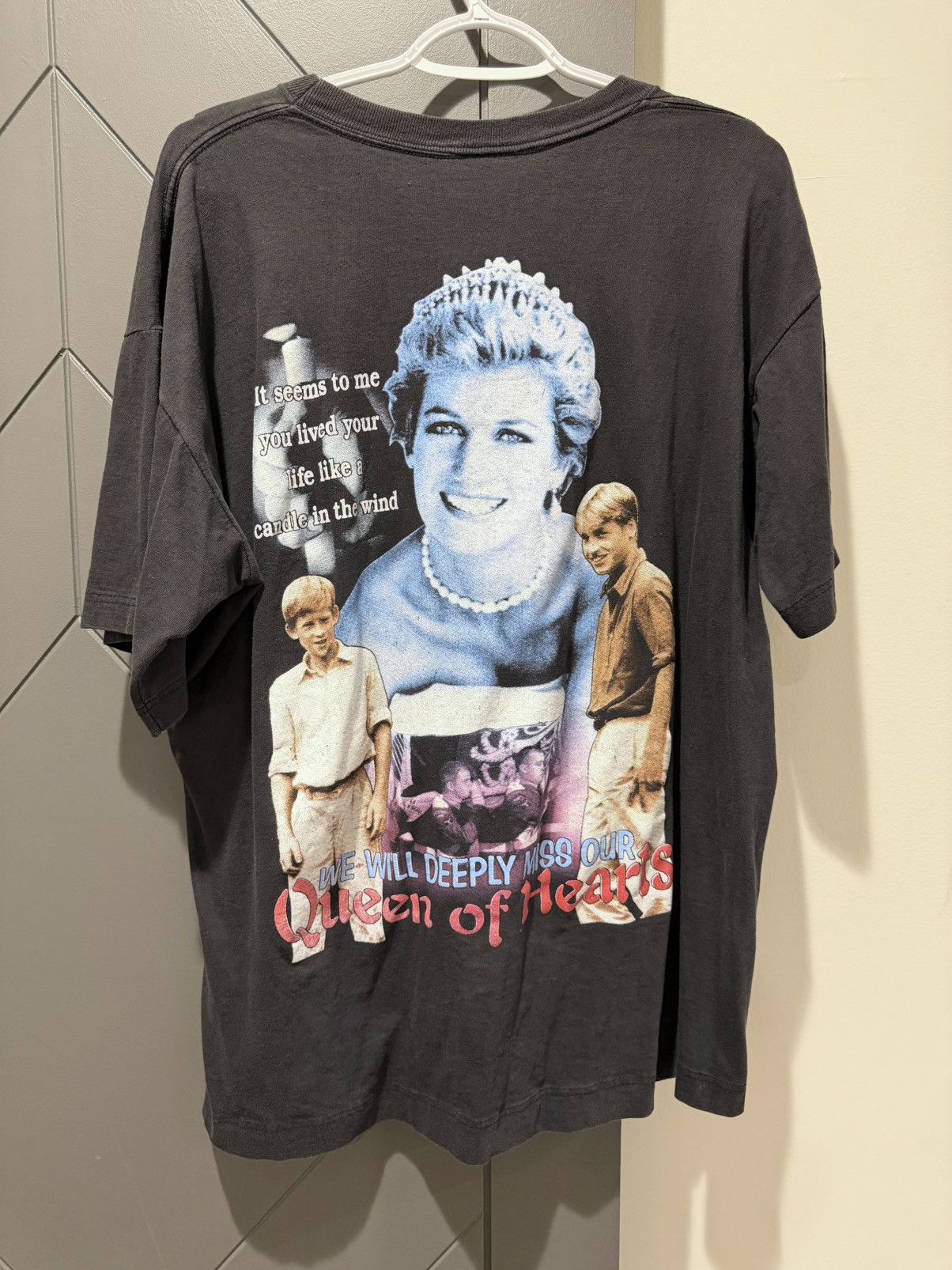 Vintage Vintage 90’s Princess Diana Rap Tee Size US XL / EU 56 / 4 - 3 Thumbnail