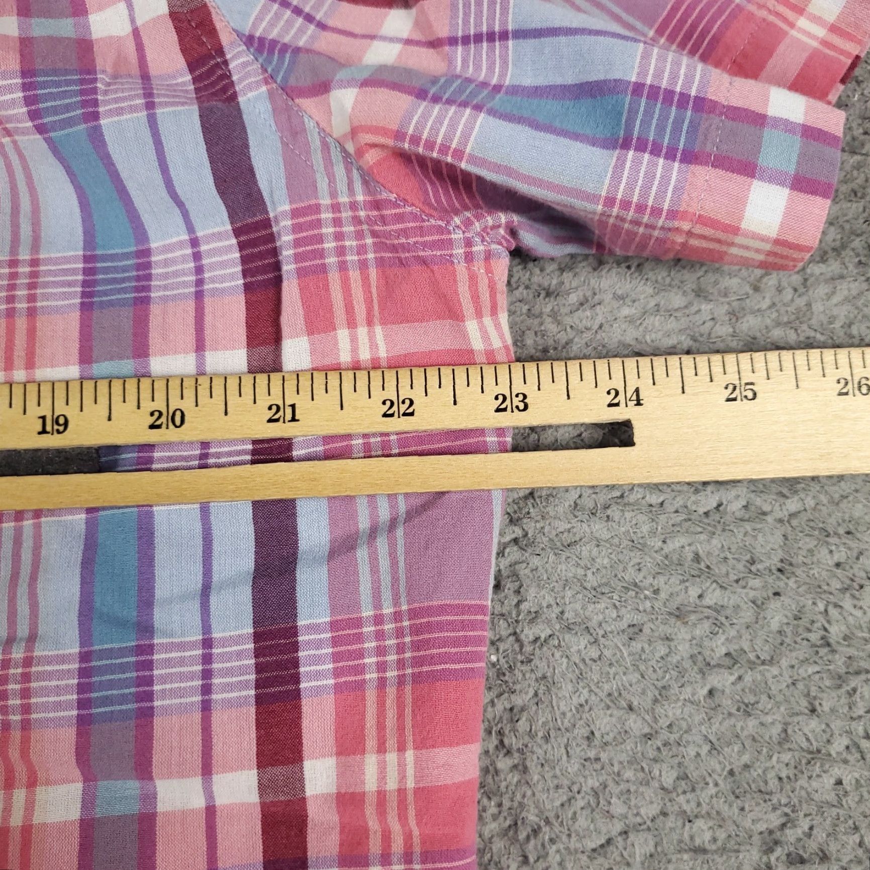 Southern Tide Southern Tide Button-Up Shirt Mens Medium Pink Blue Plaid Short Sleeve Casual Preppy Size US M / EU 48-50 / 2 - 5 Thumbnail