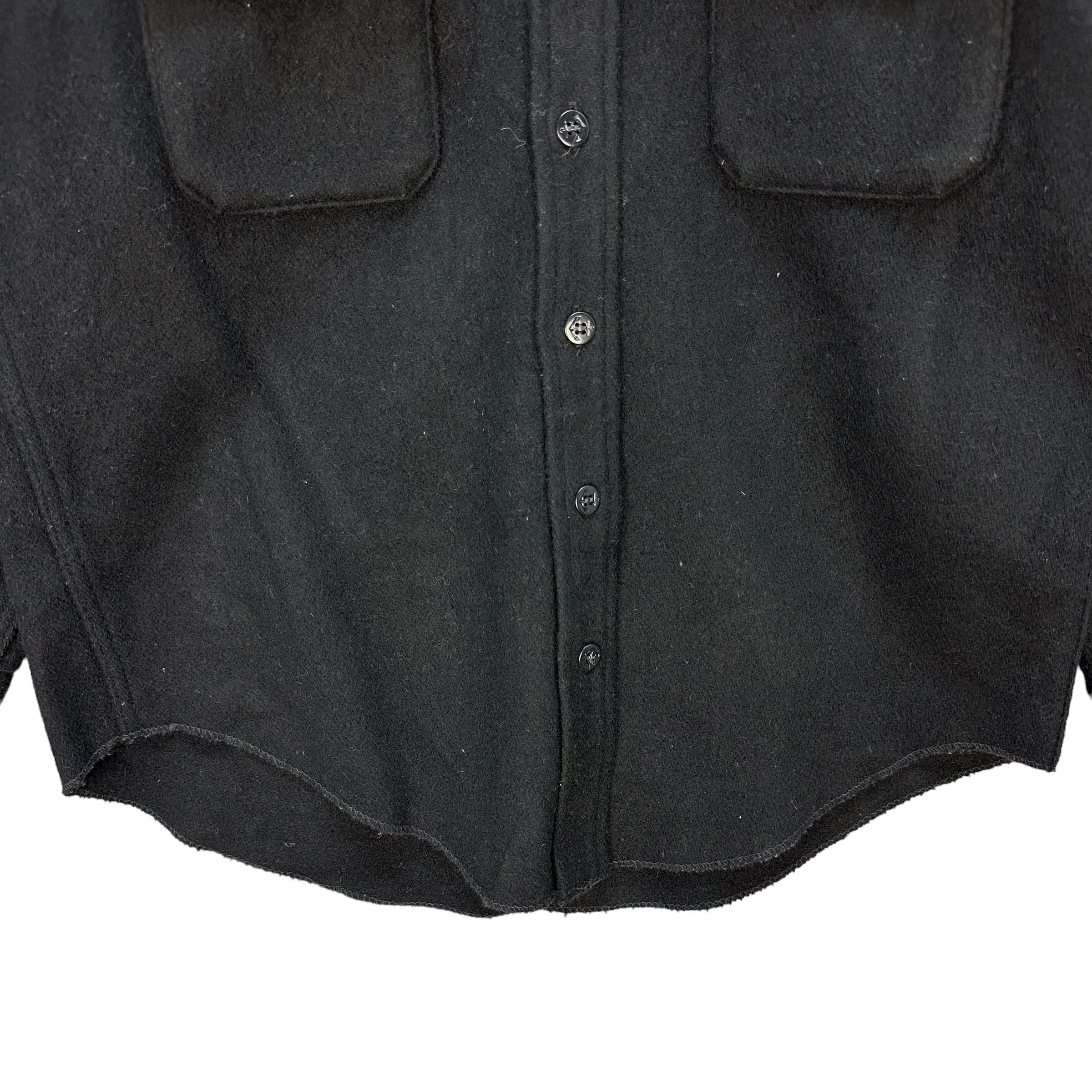 Vintage Vintage 80's MELTON Made in Usa Wool Flannel Jacket #A4-0101 Size US L / EU 52-54 / 3 - 3 Thumbnail