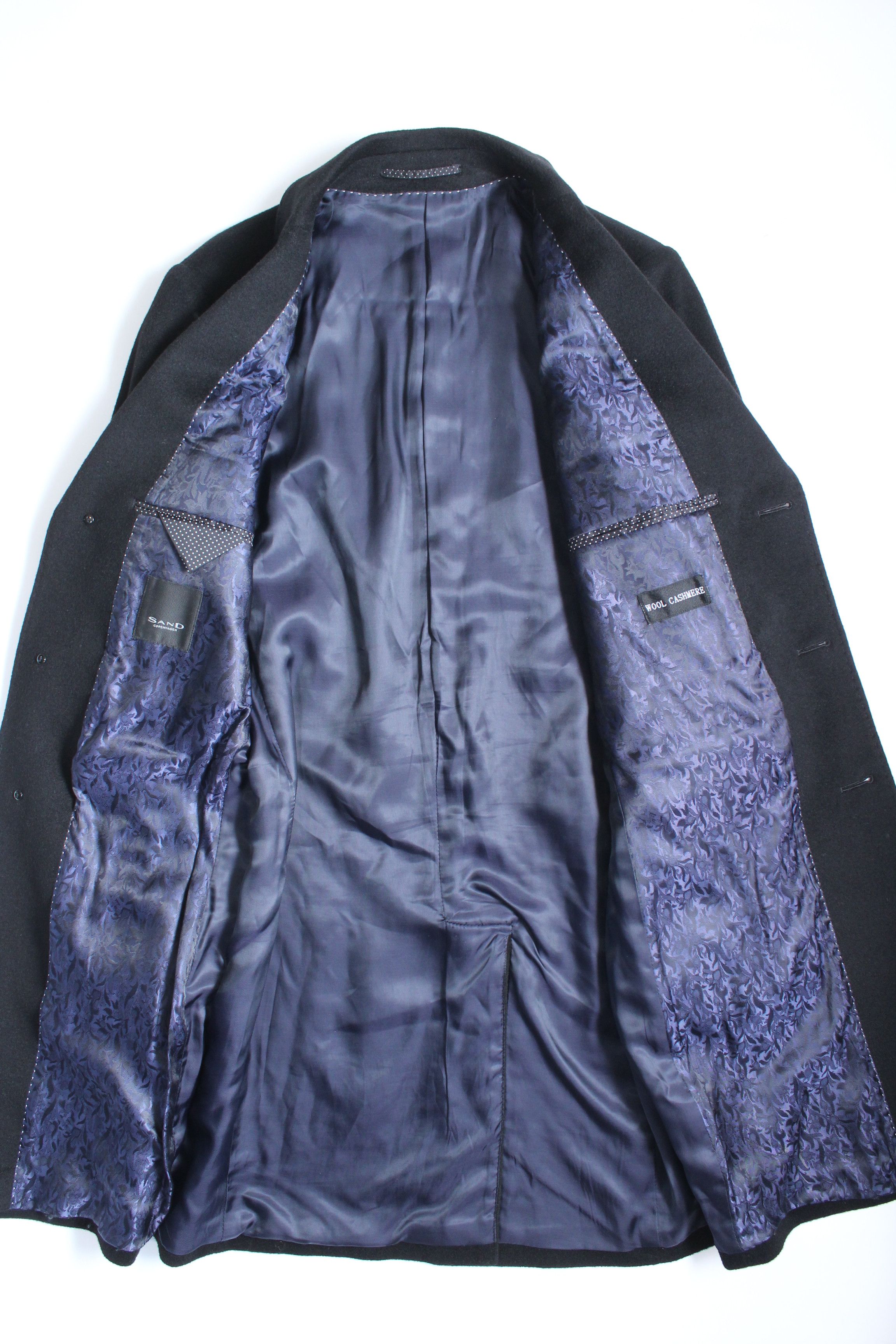 SAND Sand Copenhagen Sultan Cashmere Black Coat Authentic Size US S / EU 44-46 / 1 - 10 Thumbnail