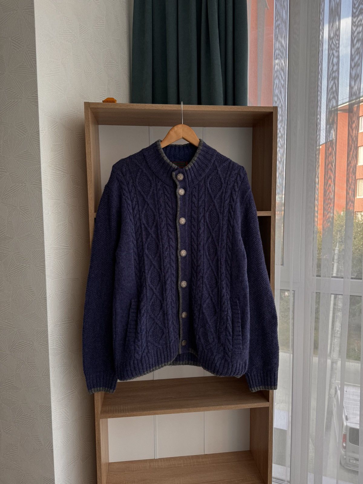 Other Vintage Reitmayer Zopf Jacquard Austrian Button Cardigan Size US L / EU 52-54 / 3 - 6 Thumbnail