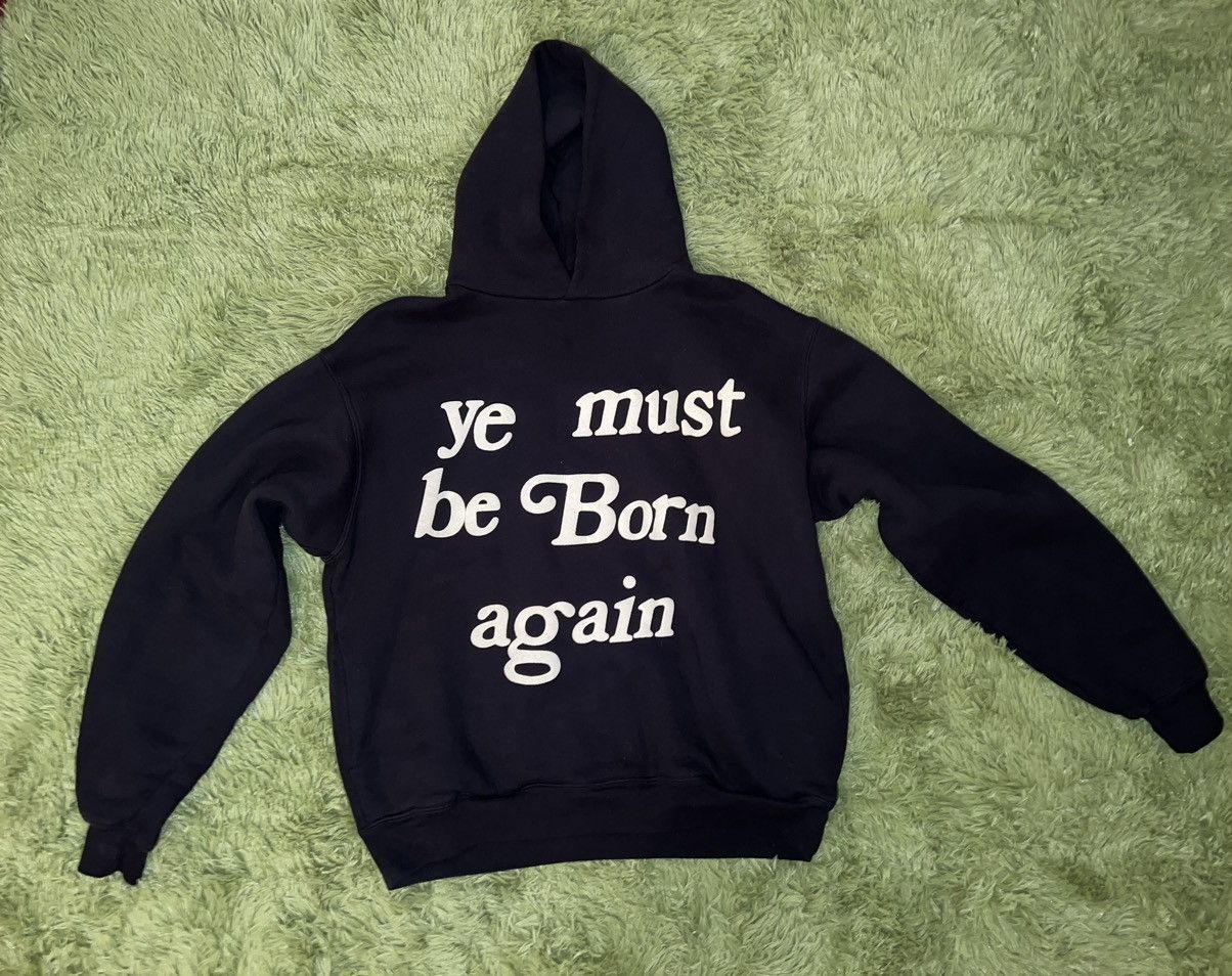 image of Cactus Plant Flea Market Cpfm Born Again Hoodie in Black, Men's (Size XS)