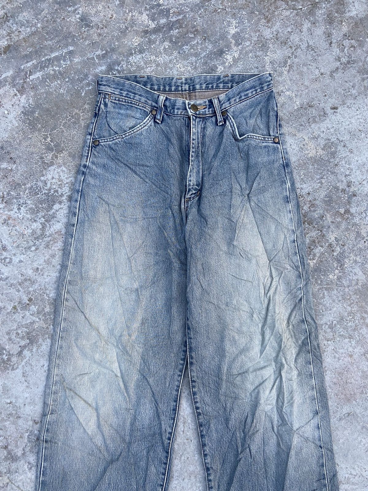 Beauty Beast 🔥 Jeans Vtg 80s Wrangler jeans baggy Wrangler blue bell Size US 30 / EU 46 - 3 Thumbnail