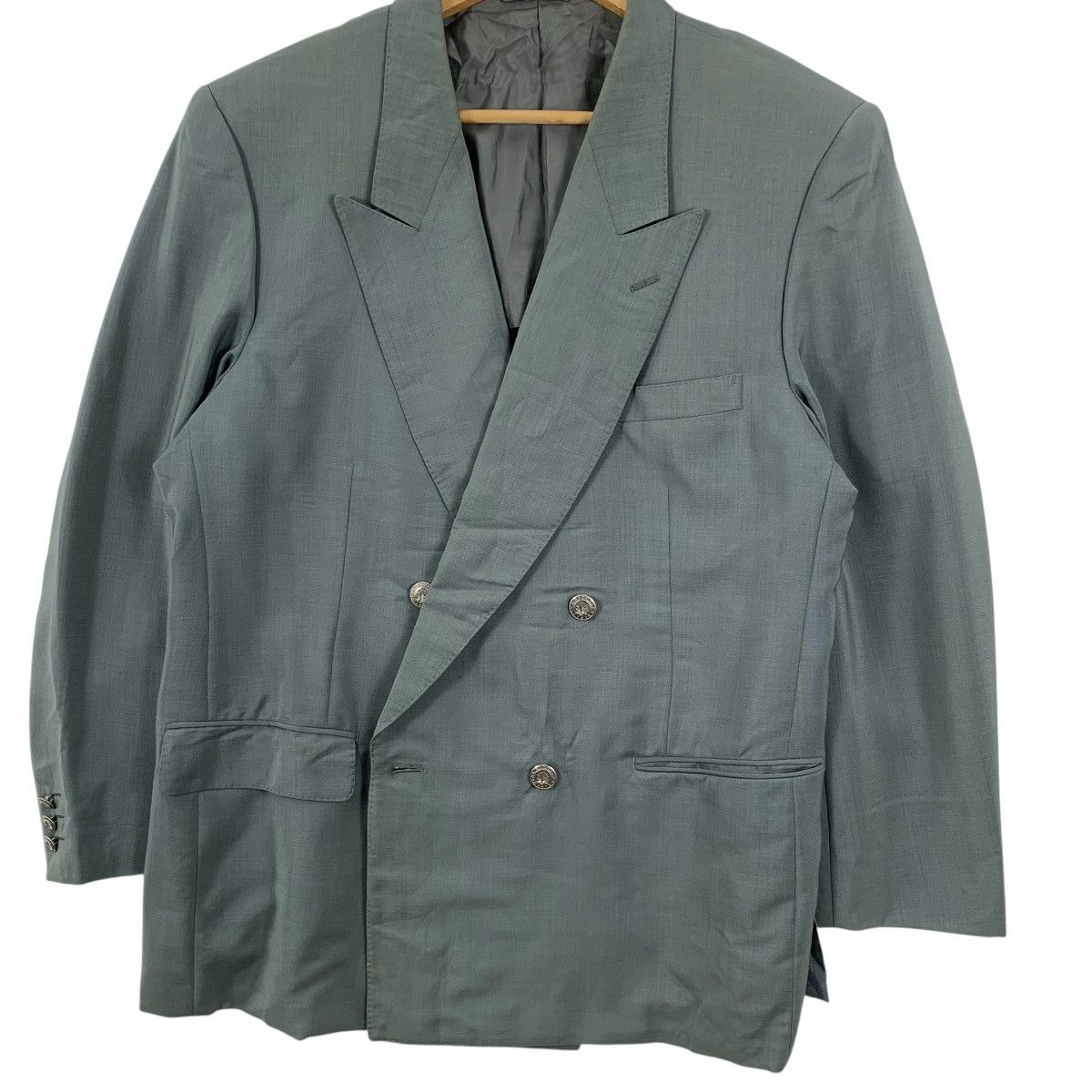 Vintage Vintage NINA RICCI MONSIEUR Collection Double Breasted Coat Size US XXL / EU 58 / 5 - 6 Thumbnail