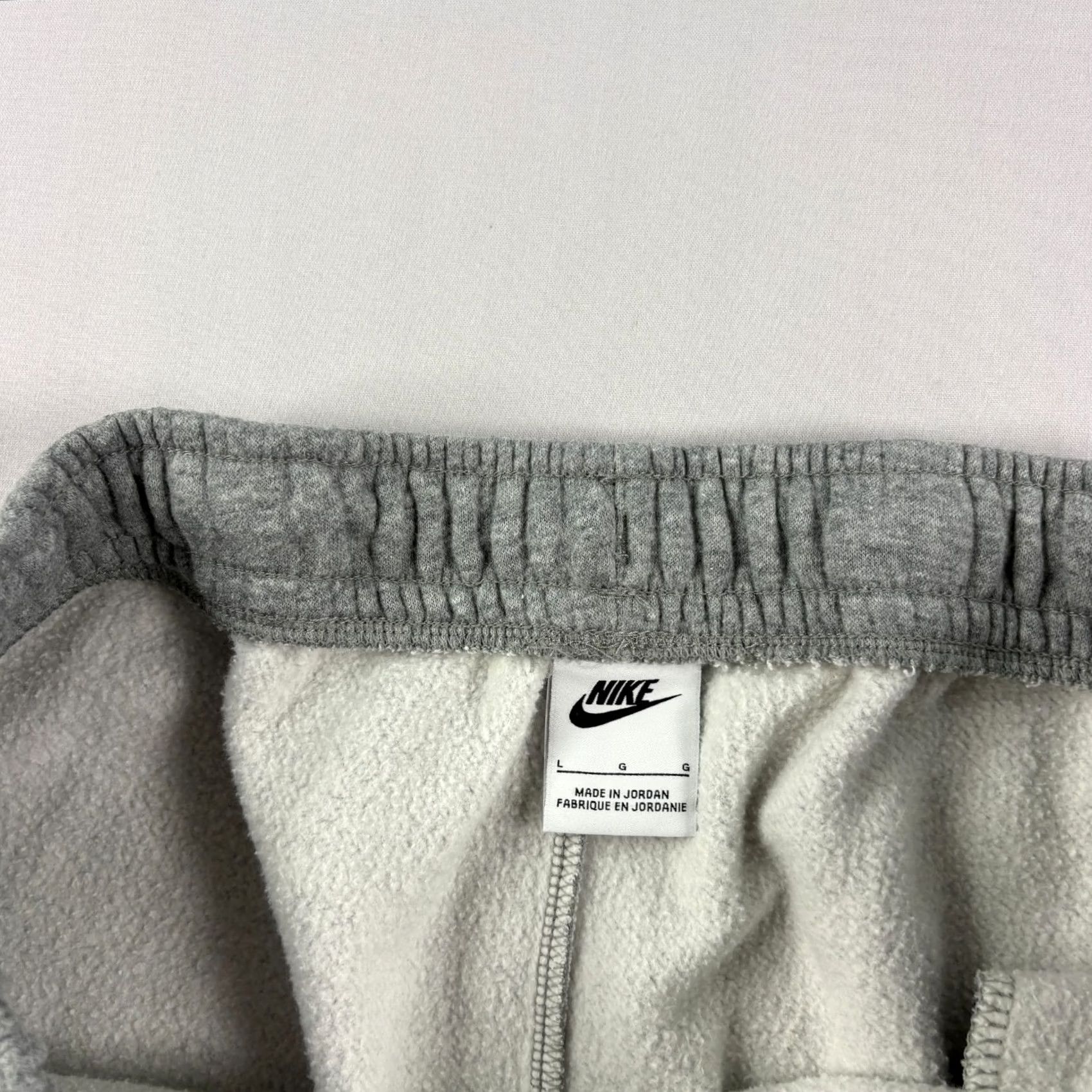 Nike Nike Jogger Sweatpants Mens Large Gray Club Fleece Cargo Stretch Lounge Casual Mens Size US 33 - 3 Thumbnail
