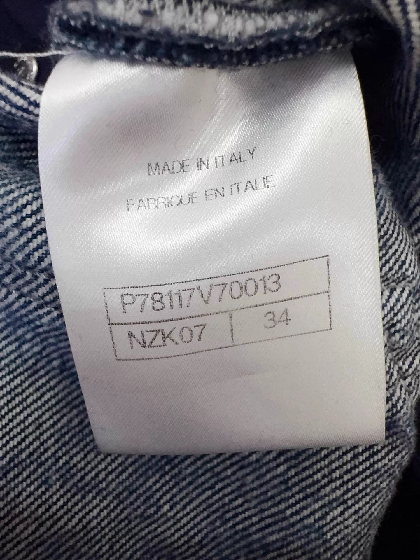 Chanel Chanel 24B Camellia Women's High-Waist Jeans 34 Size 25" / US 0 / IT 36 - 7 Thumbnail
