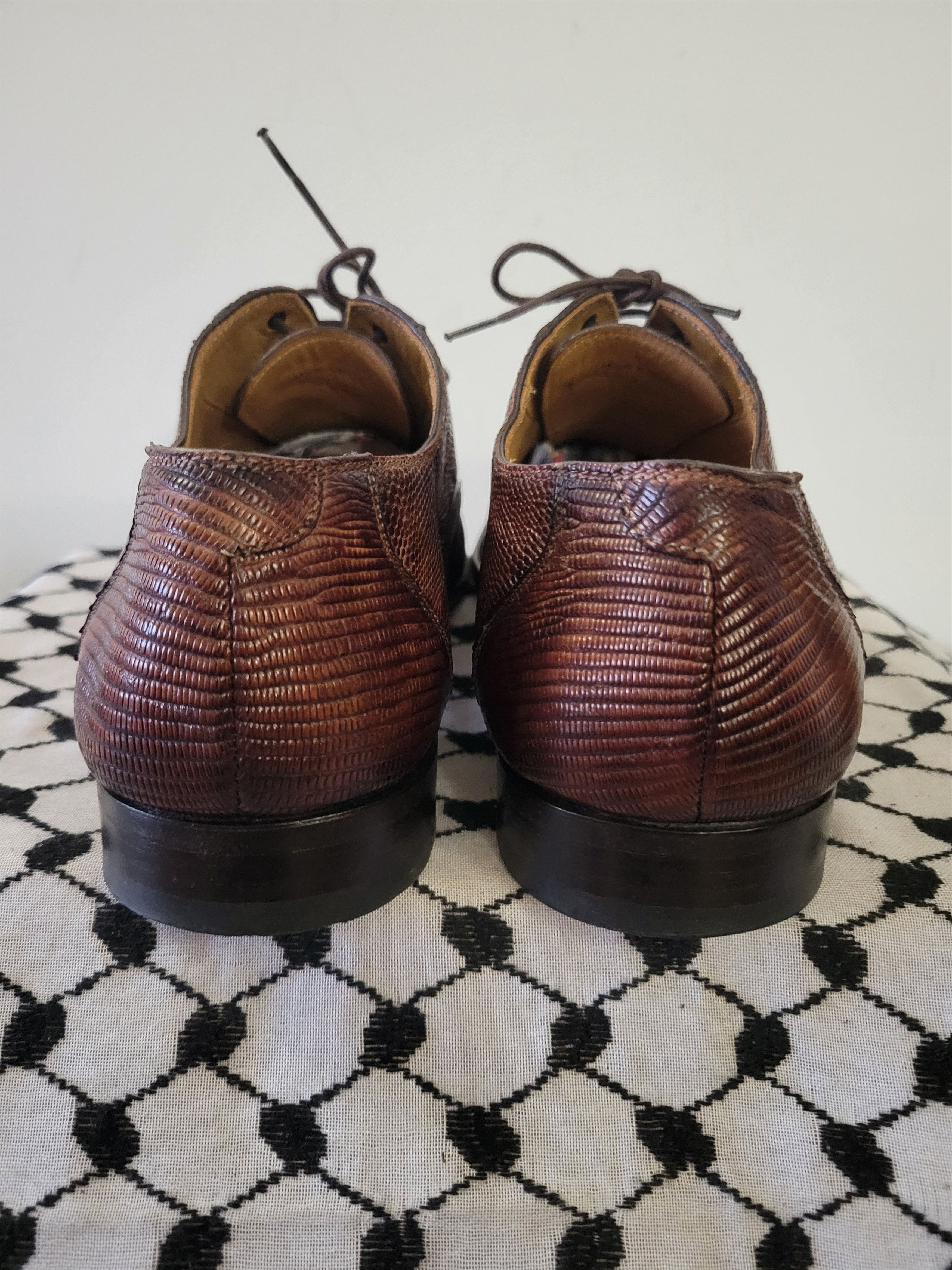 Magnanni × Vintage Magnanni Genuine Lizard Formal Shoes Size US 10.5 / EU 43-44 - 7 Thumbnail