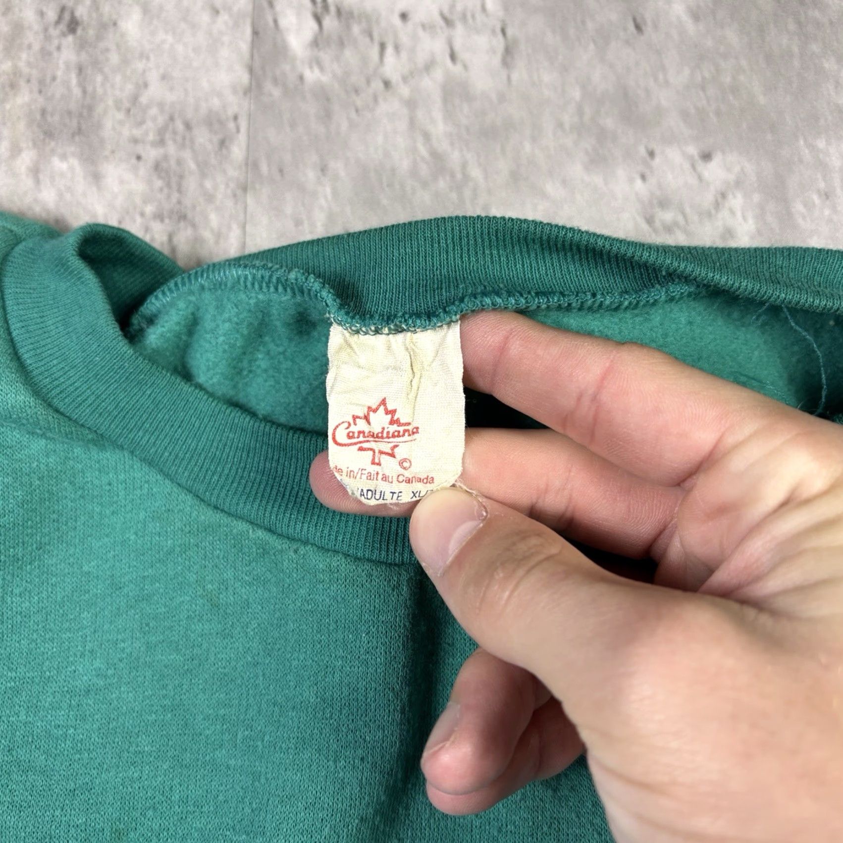 Vintage VINTAGE Seagull Ocean Art Sweatshirt 90s Adult XL Green Cotton Knit Crew Neck Pullover Graphic Print Logo Menoys? Size US XL / EU 56 / 4 - 5 Thumbnail
