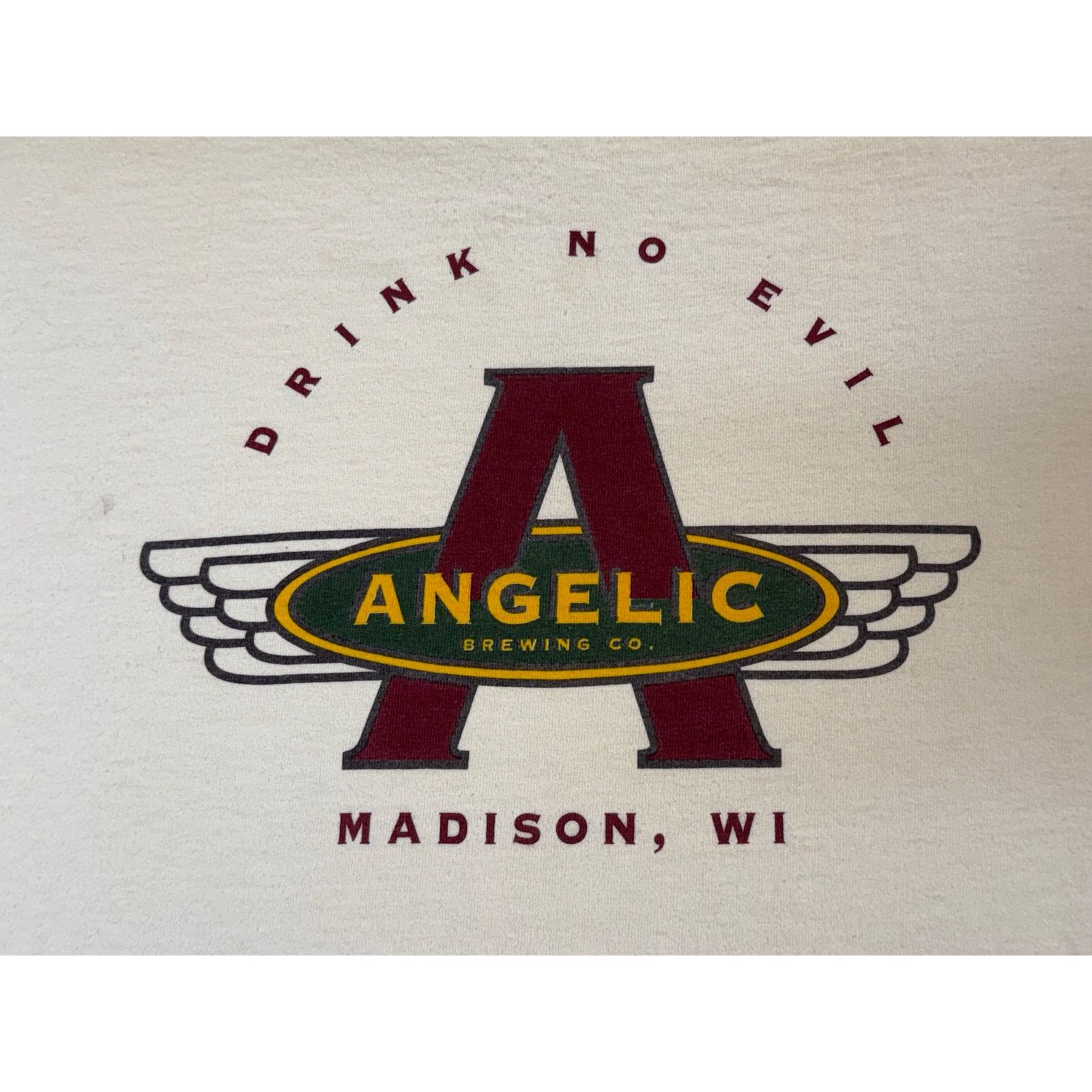 Gildan × Vintage Vintage Y2K Angelic Brewing Co. Madison Wisconsin T-shirt XL Size US XL / EU 56 / 4 - 3 Thumbnail