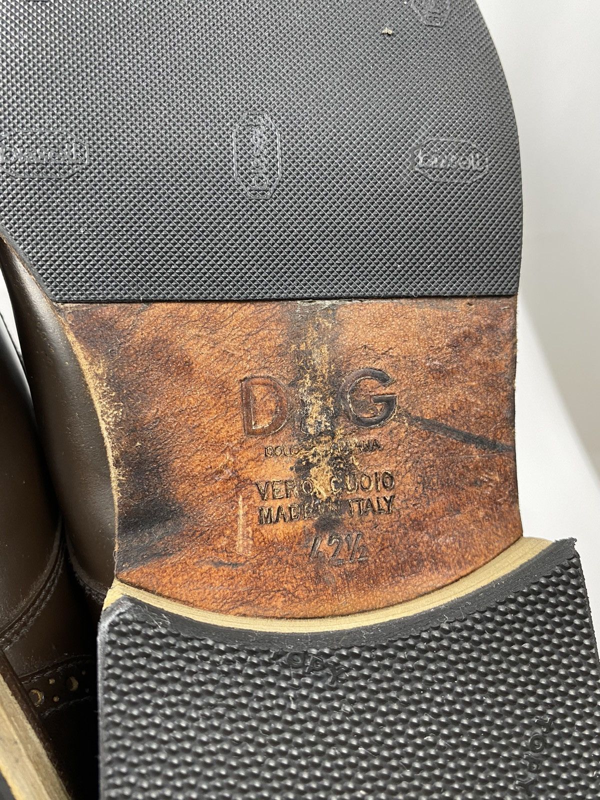 Dolce & Gabbana Dolce & Gabbana Vintage Leather Oxford Brogues size 42,5 Size US 9.5 / EU 42-43 - 8 Thumbnail