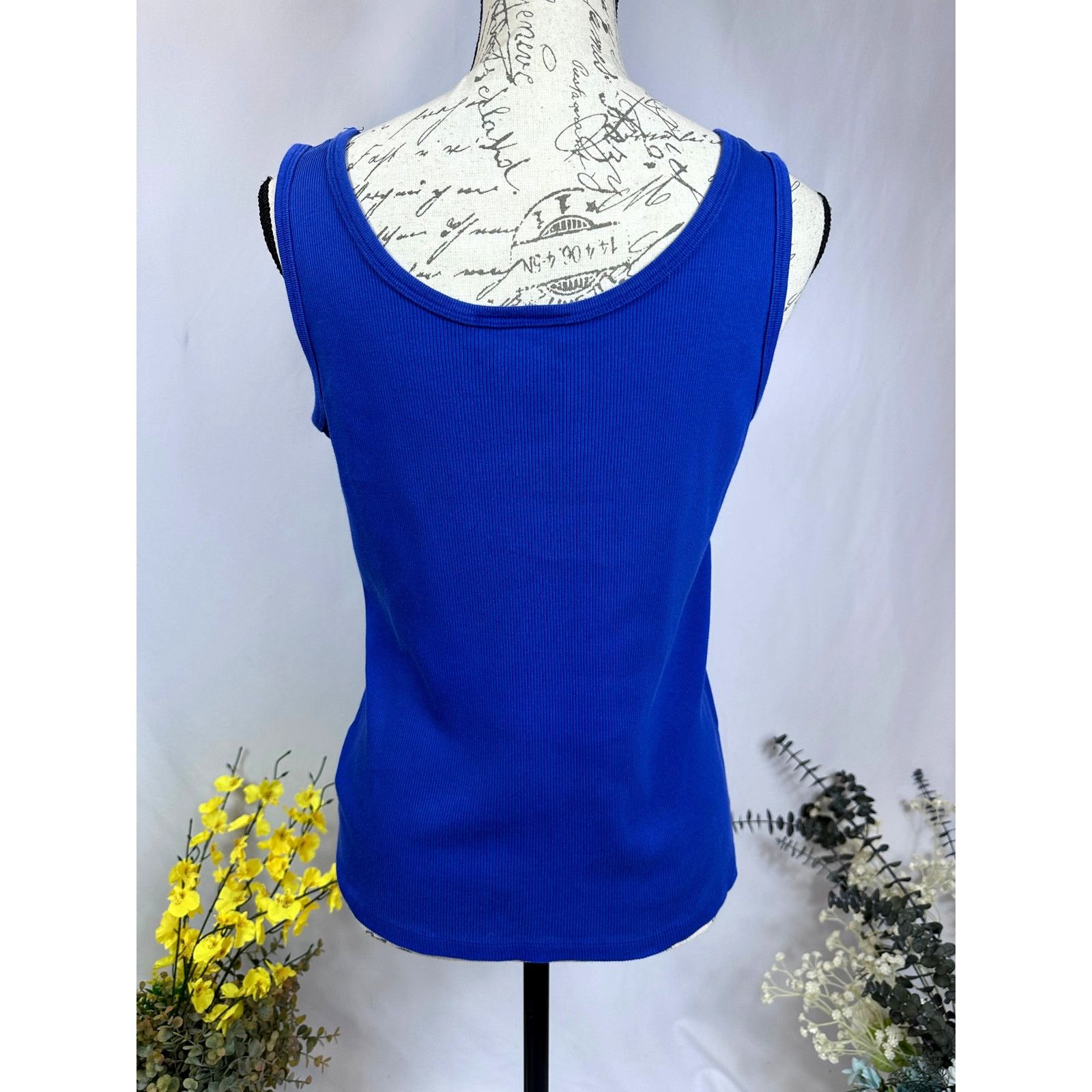 Ralph Lauren Ralph Lauren Women’s Sleeveless Knit Tank Top Blue M Size M / US 6-8 / IT 42-44 - 6 Thumbnail