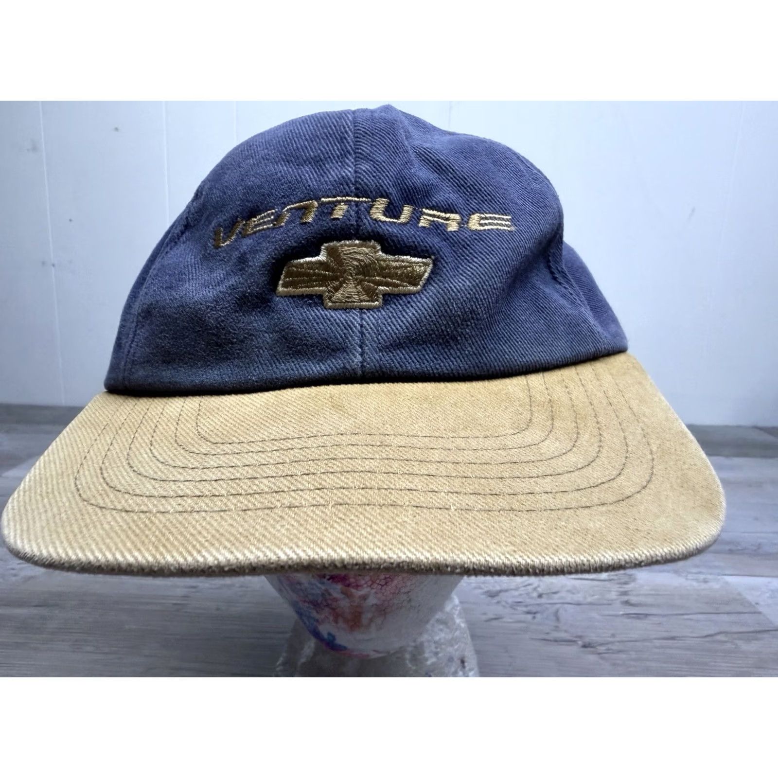 Vintage Swingster Vintage Chevy Venture Snapback Hat Baseball Cap Twill Blue Adjustable Mens One Size Hats Size ONE SIZE - 2 Thumbnail