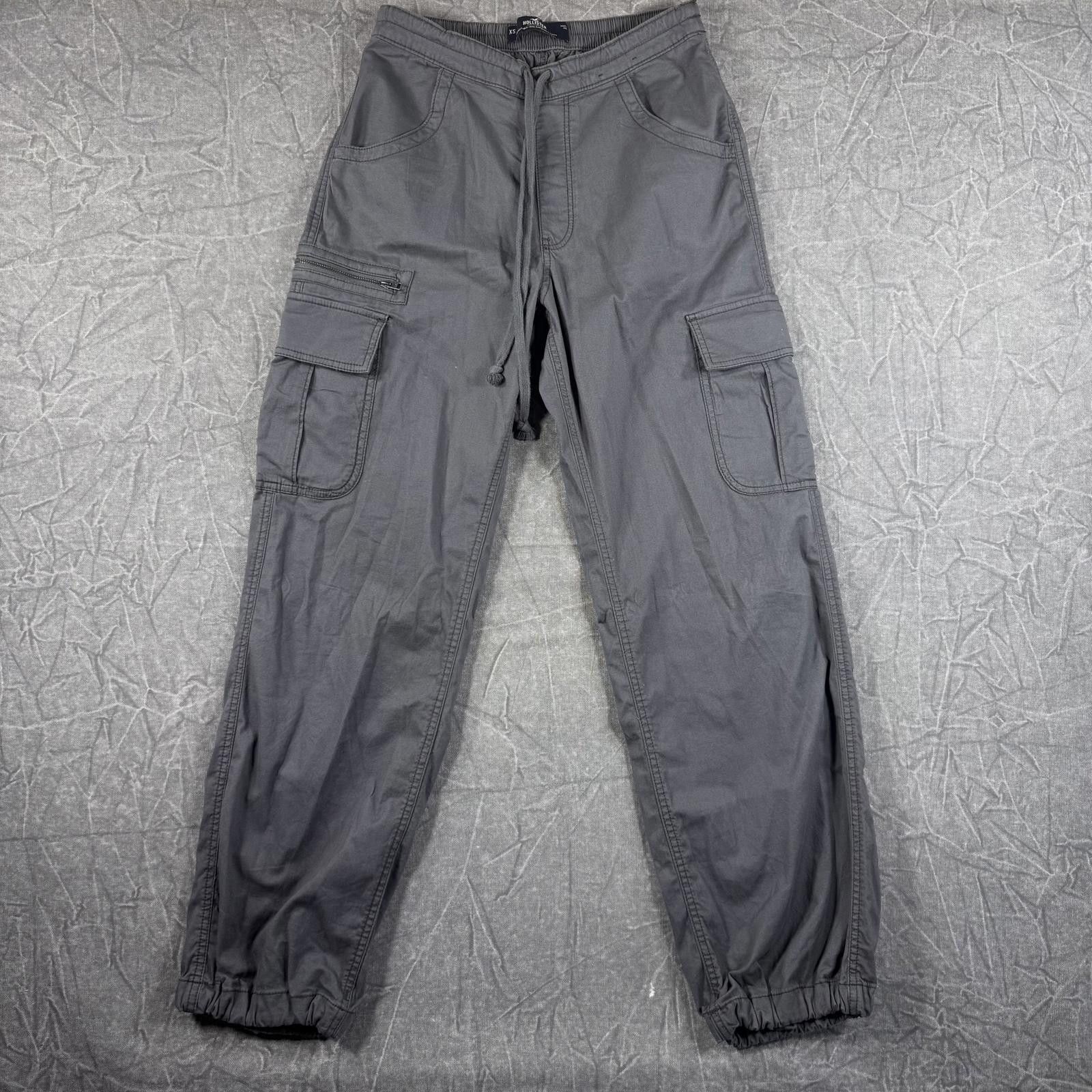 Hollister Hollister Pants Men's XS Gray Relaxed Cargo Jogger Size US 28 / EU 44 - 2 Thumbnail