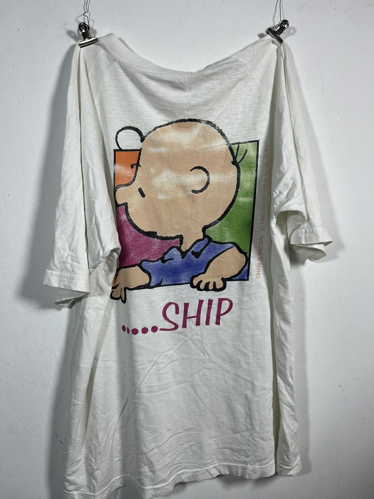 Peanuts Vintage 90s Snoopy Peanuts 1985 Size US L / EU 52-54 / 3 - 2 Thumbnail