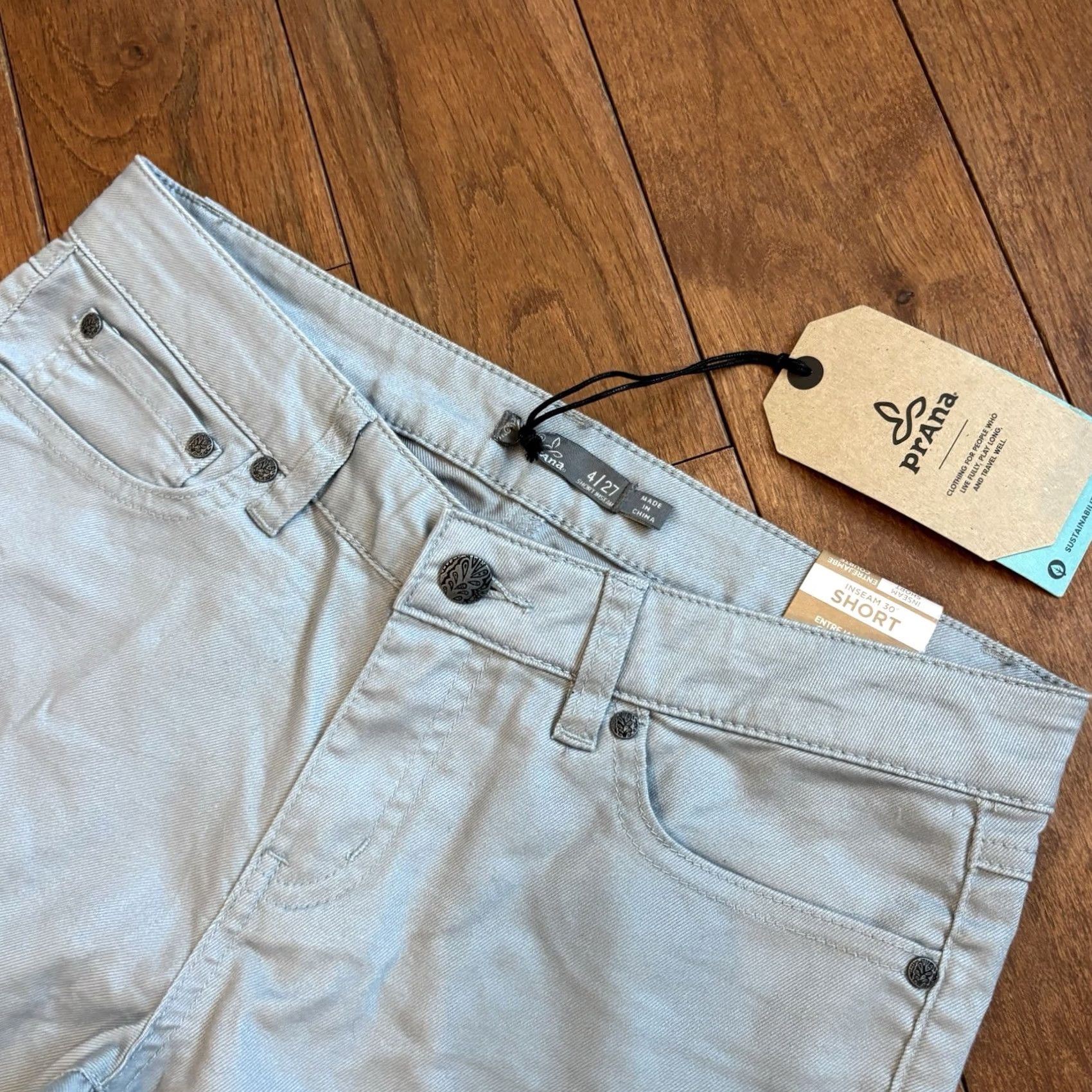 Prana Womens Prana Kayla Jeans Agave Blue sz 4/27 30" Size 27" / US 4 / IT 40 - 3 Thumbnail