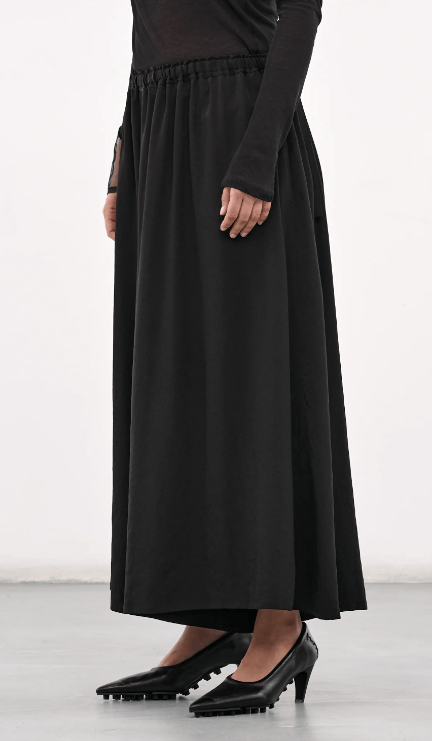 Yohji Yamamoto Yohji Yamamoto Collections - Crepe De Chine Skirt Pants Size 26" / US 2 / IT 38 - 10 Thumbnail