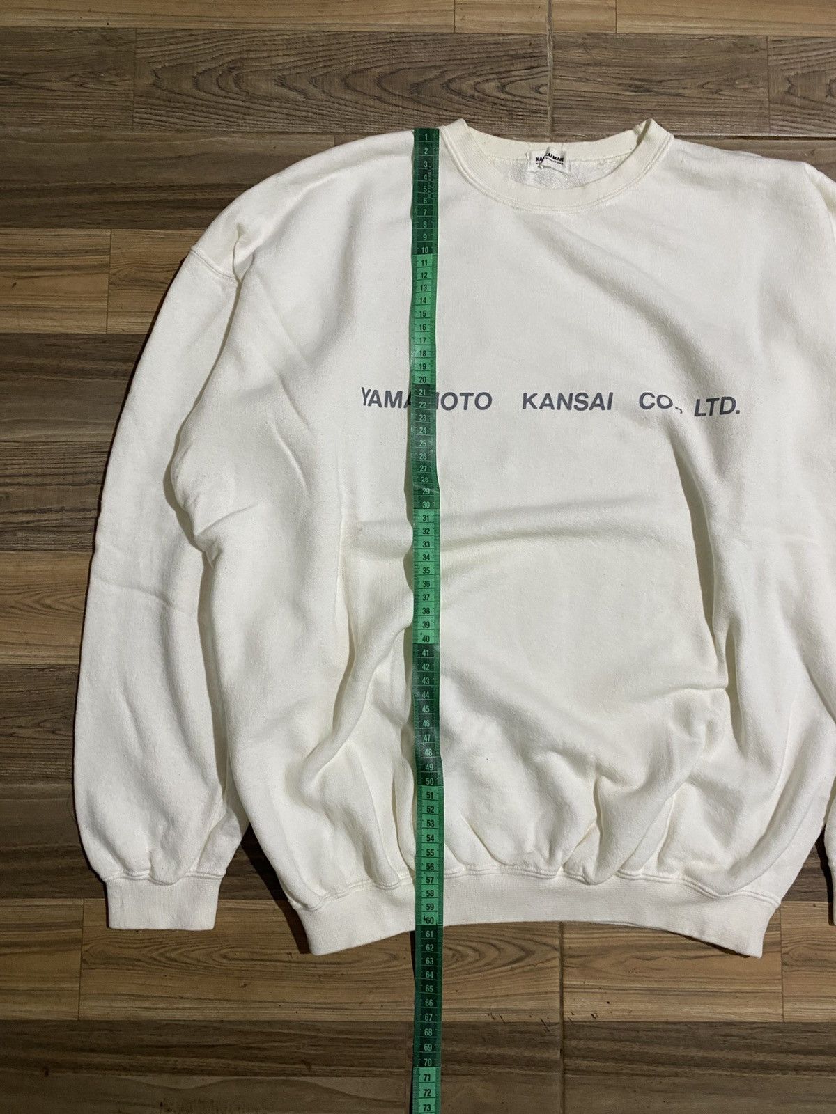 Japanese Brand × Kansai Yamamoto × Vintage VINTAGE KANSAI MAN YAMAMOTO POEM SWEATSHIRT Size US M / EU 48-50 / 2 - 9 Thumbnail