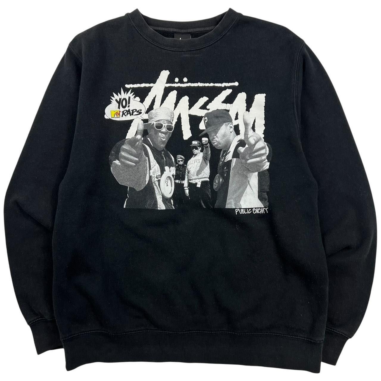 Stussy Vintage Stussy x MTV Yo Raps Sweatshirt Public Enemy Medium Size US M / EU 48-50 / 2 - 1 Thumbnail