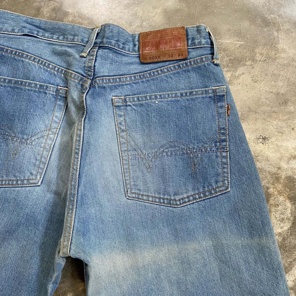 Edwin Edwin 505X Selvedge Straight Pants Jeans Size US 29 - 11 Thumbnail