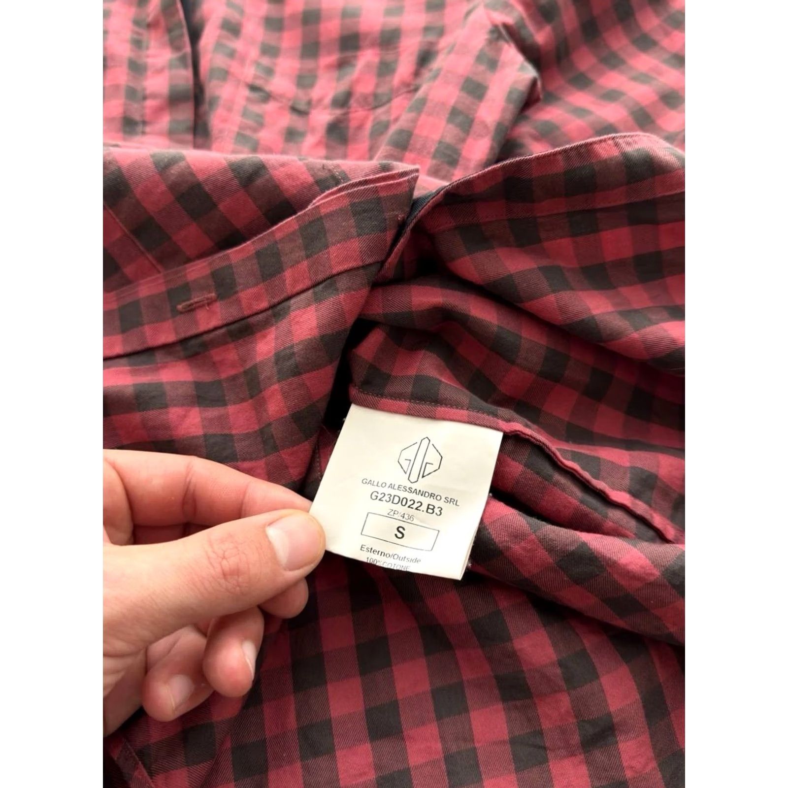 Golden Goose GOLDEN GOOSE DELUXE VENEZIA SHIRT Woomen Long Sleeve Button Up Luxury Red S Size S / US 4 / IT 40 - 7 Thumbnail
