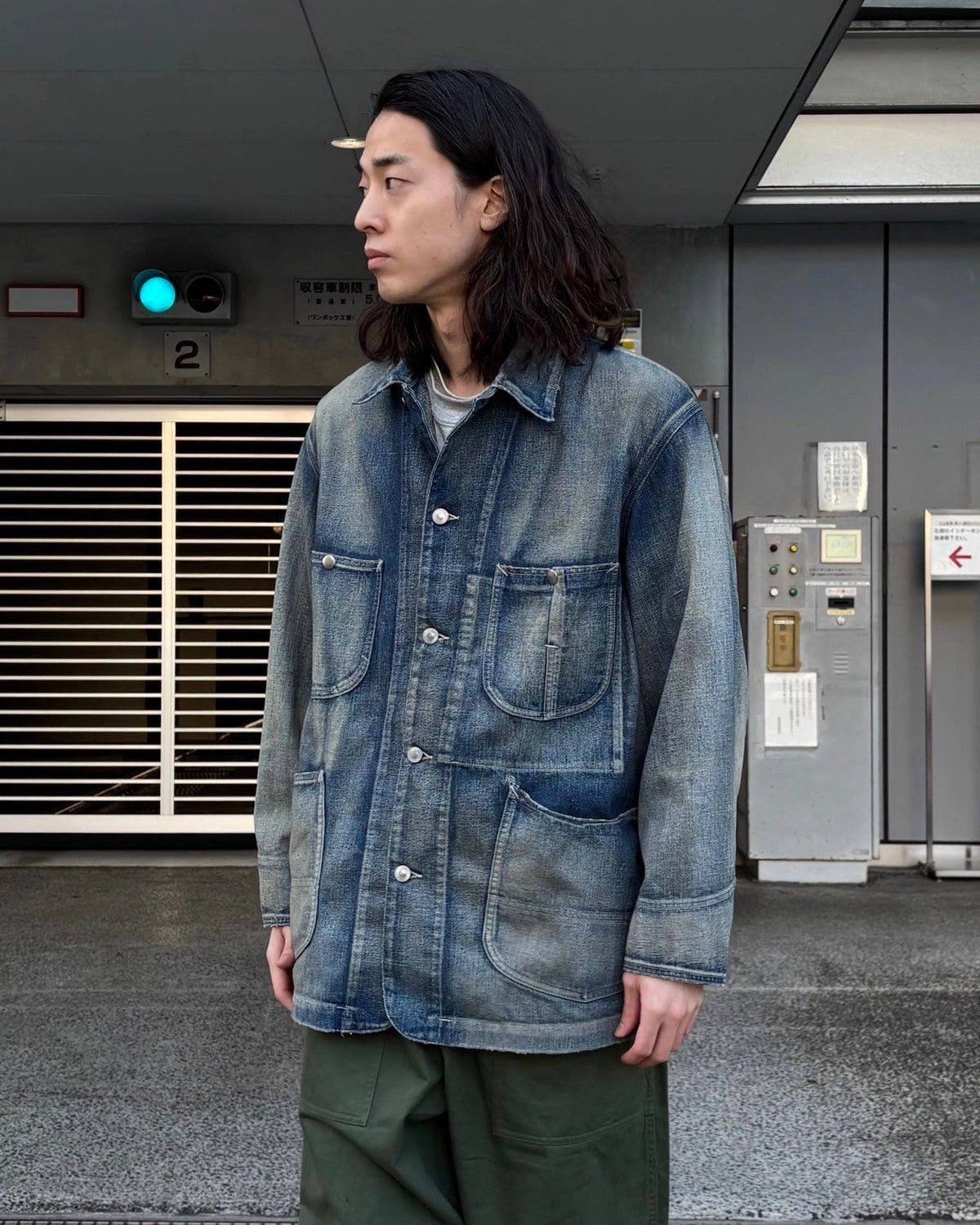 A.PRESSE A.PRESSE 2025 STYLE1 VINTAGE COVERALL JACKET | Grailed