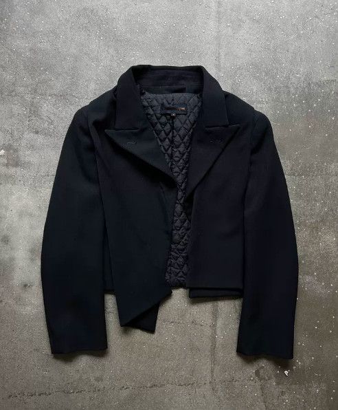 Comme des Garcons Comme des Garçons 1988AW Detachable Lapel High-Waist Jacket Size L / US 10 / IT 46 - 2 Thumbnail