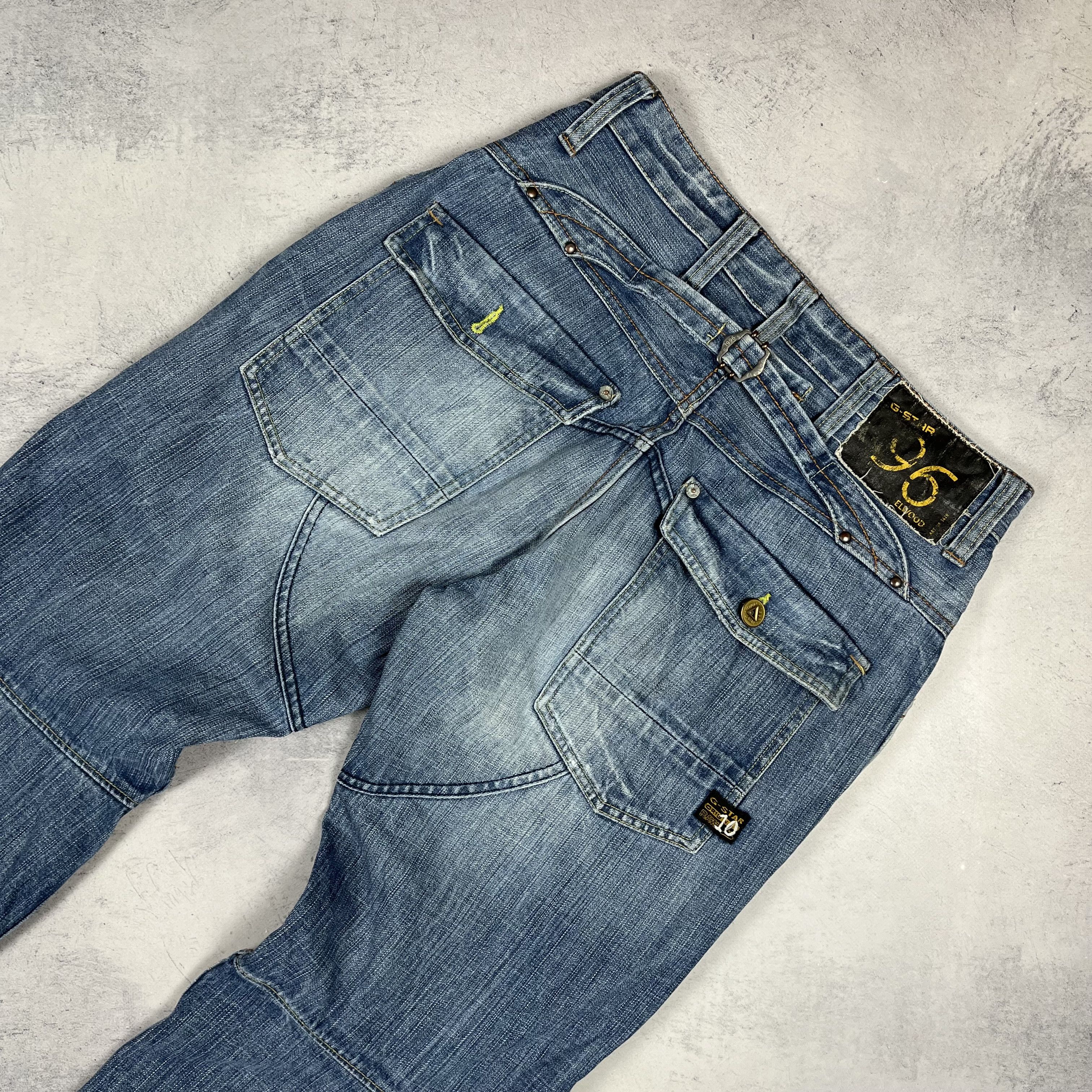 G-Star Vintage G-Star Raw Elwood 5620 Back Buckle Jeans Pants Size US 34 / EU 50 - 14 Thumbnail