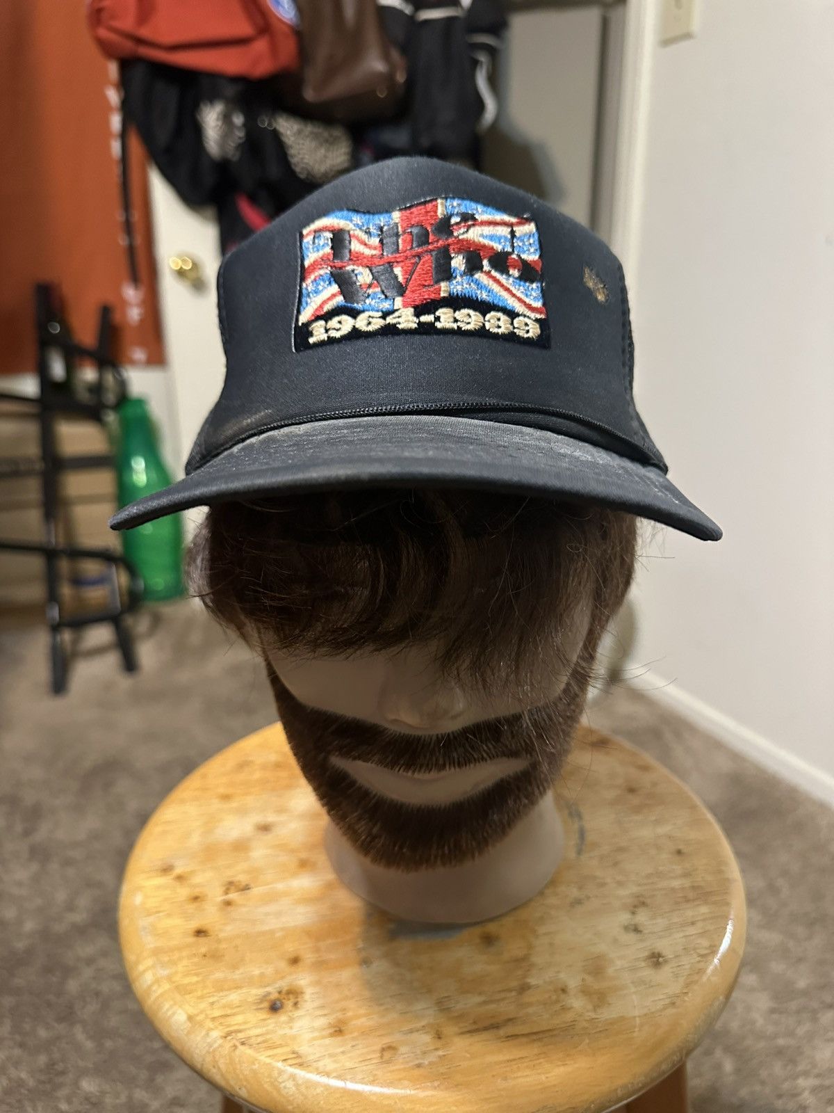 New Era × Vintage Vintage The Who rock band “triple black” hat 80s Size ONE SIZE - 1 Thumbnail