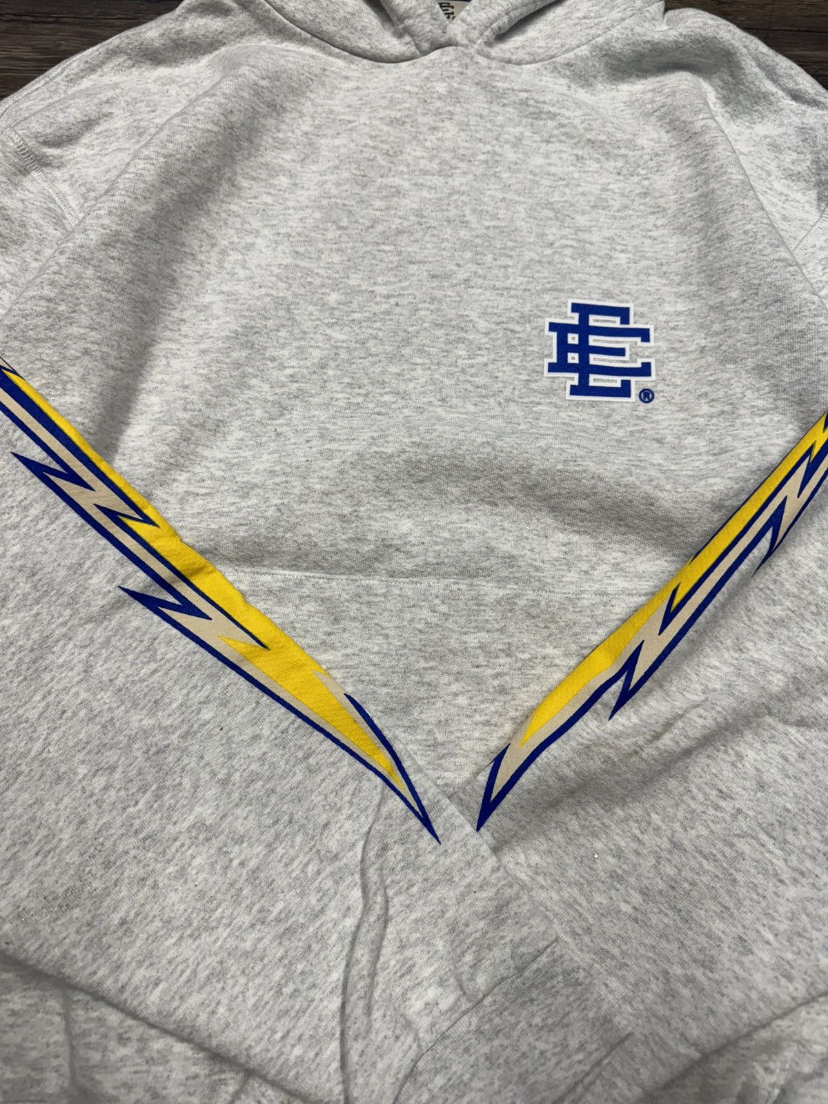 Eric Emanuel Eric Emanuel Heavy Grey Hooded Lightning Sweatshirt Large Size US L / EU 52-54 / 3 - 2 Thumbnail