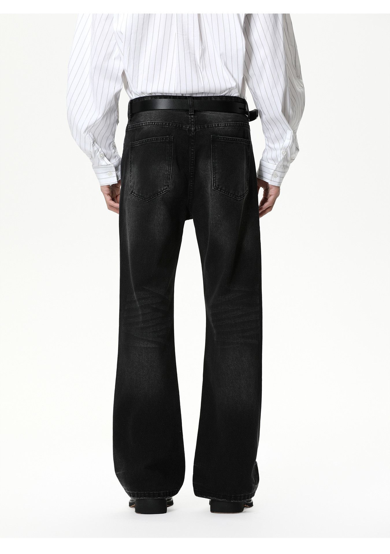 Japanese Brand Men's high street Vibe slim-fit washed flared jeans Size US 32 / EU 48 - 5 Thumbnail