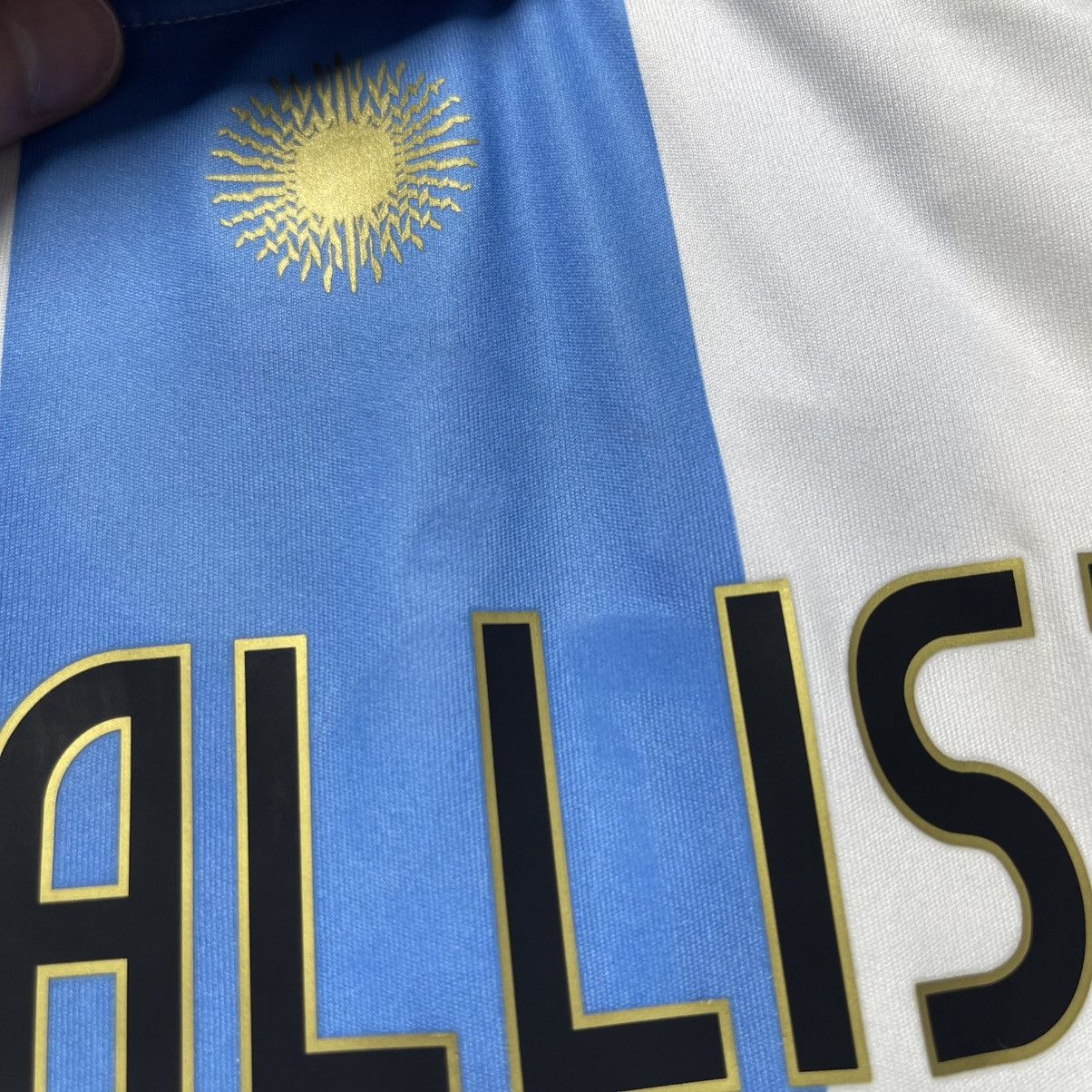 Adidas ARGENTINA ADIDAS 2024 FOOTBALL HOME JERSEY #14 MAC ALLISTER Size US S / EU 44-46 / 1 - 10 Thumbnail