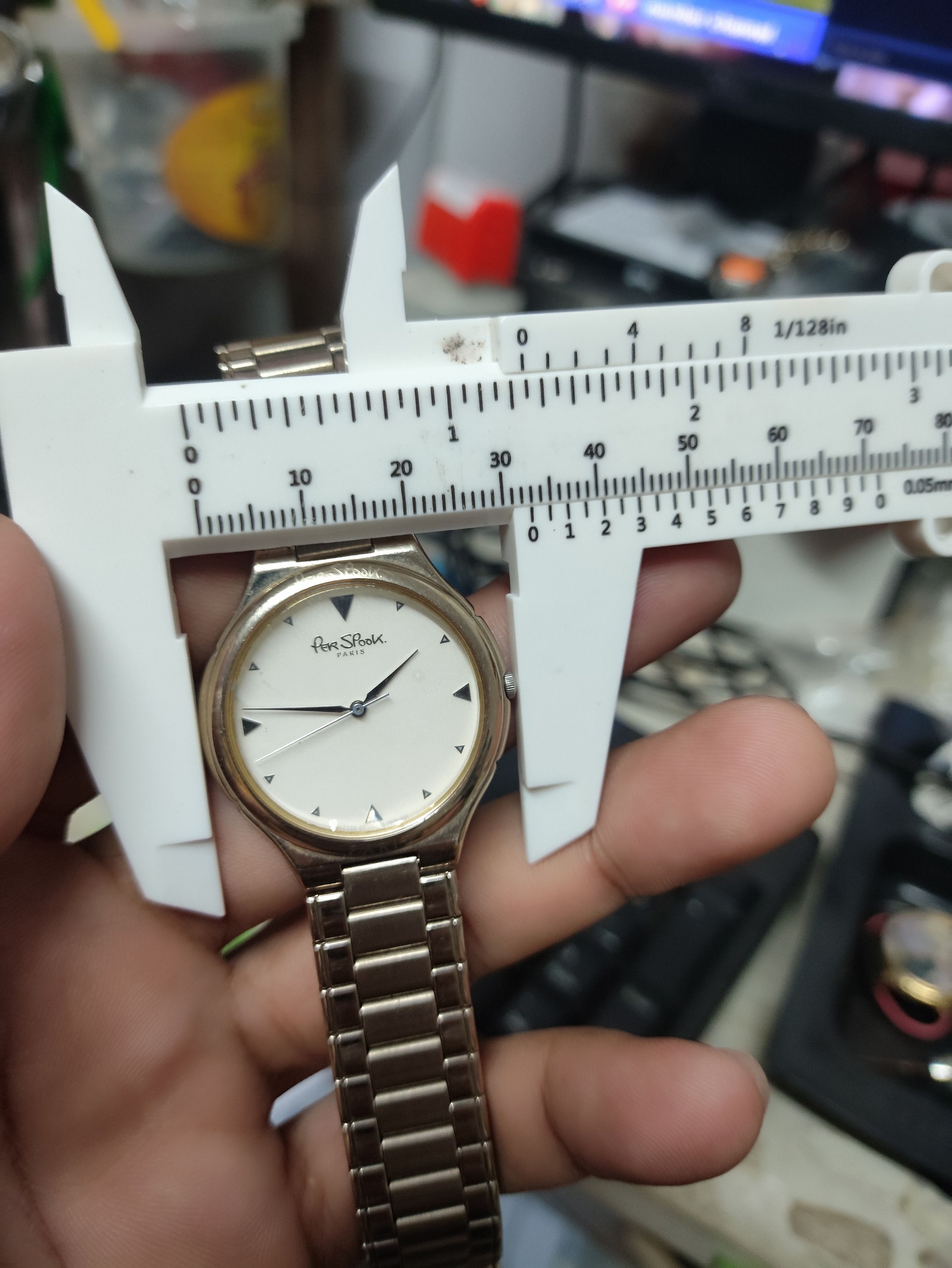 Designer × Vintage Designer Watch "PER SPOOK PARIS" Vintage Quartz Watch Stuff Size ONE SIZE - 7 Thumbnail