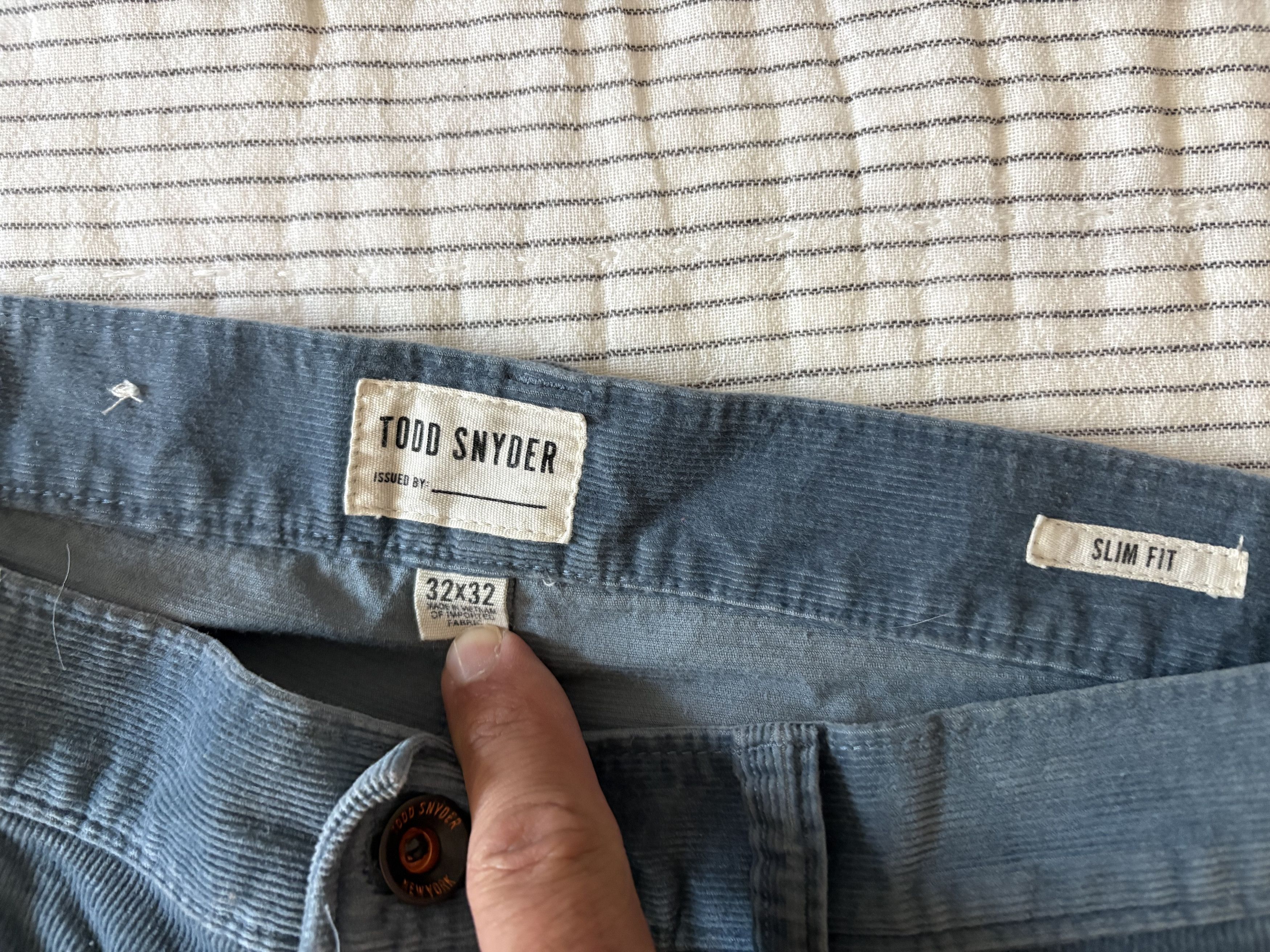 Todd Snyder Todd Snyder slim fit chords pants 32x32 Size US 32 / EU 48 - 1 Thumbnail