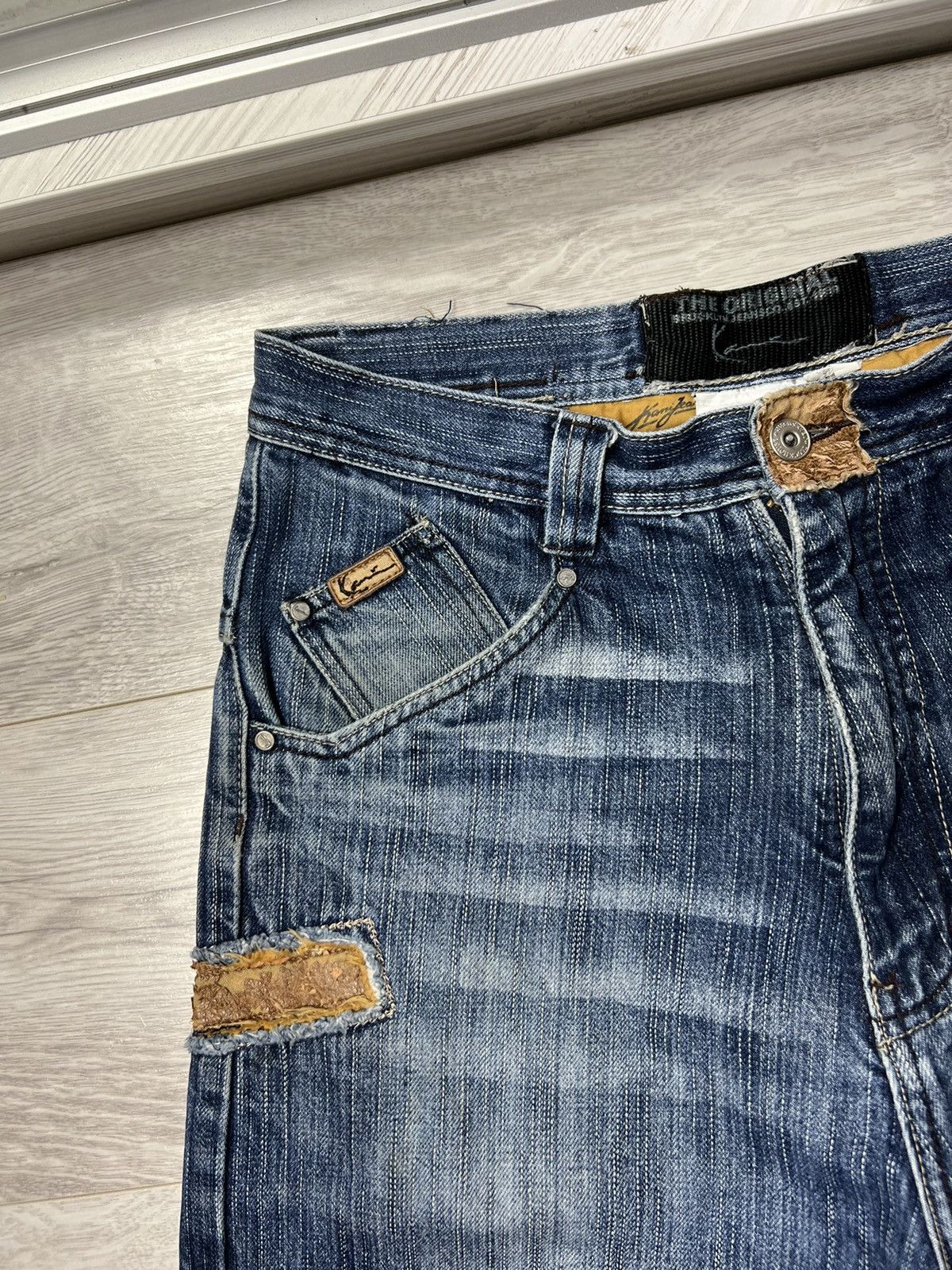 Karl Kani × Vintage Rare Vintage Karl Kani Baggy Denim Pants Big Logo Jeans Size US 30 / EU 46 - 12 Thumbnail