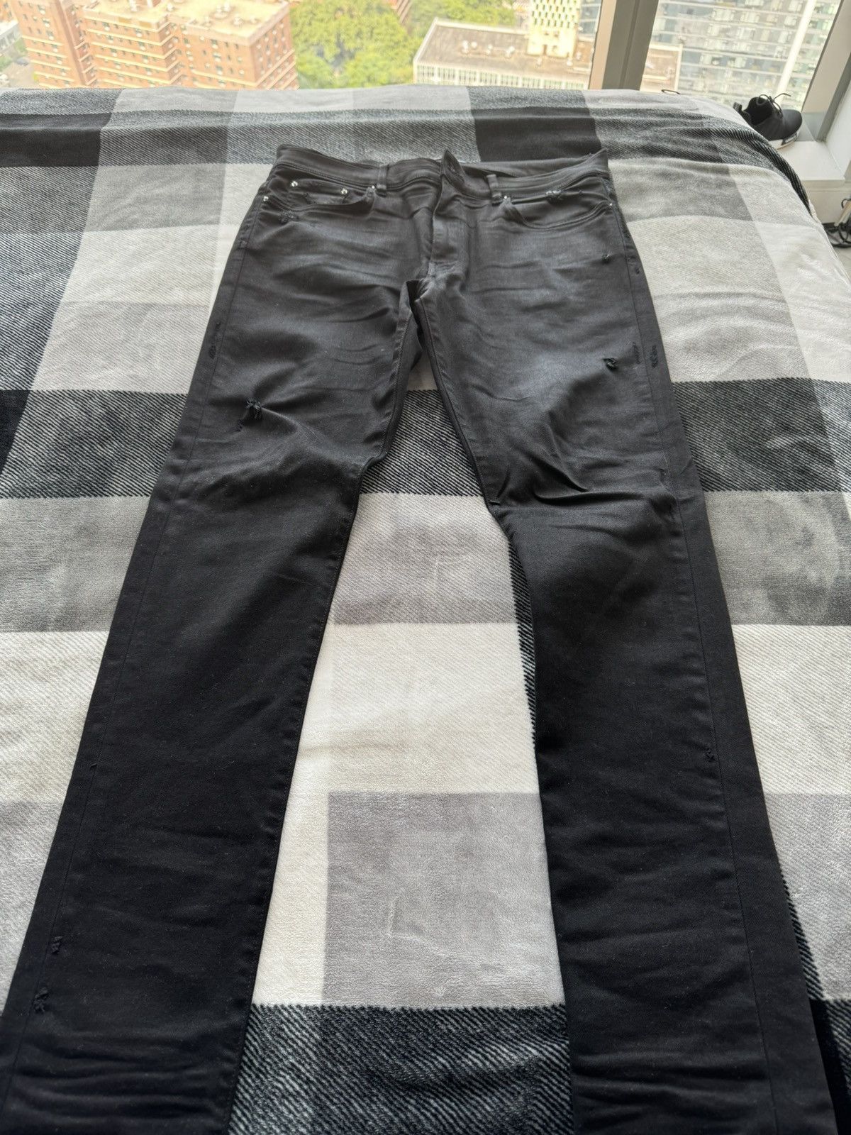 Amiri Amiri Stack Distressed Slim fit jeans size 34 Size US 34 / EU 50 - 2 Thumbnail