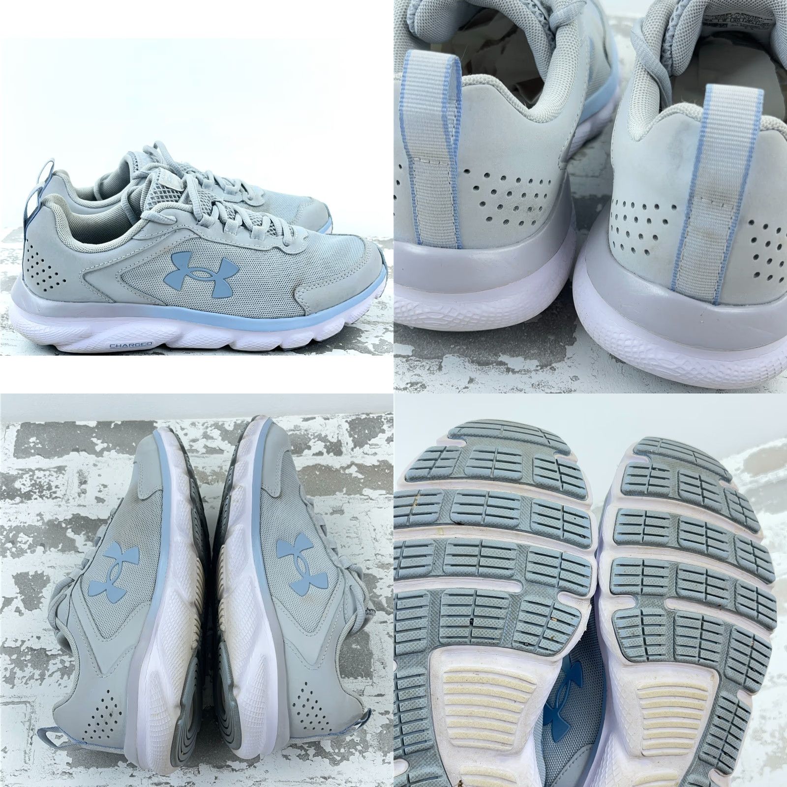 Under Armour Under Armour Charged Assert 9 Sneakers Women's 8.5 Gray Cushioned Running & Jogging Low Top Size US 6 / IT 36 - 8 Thumbnail