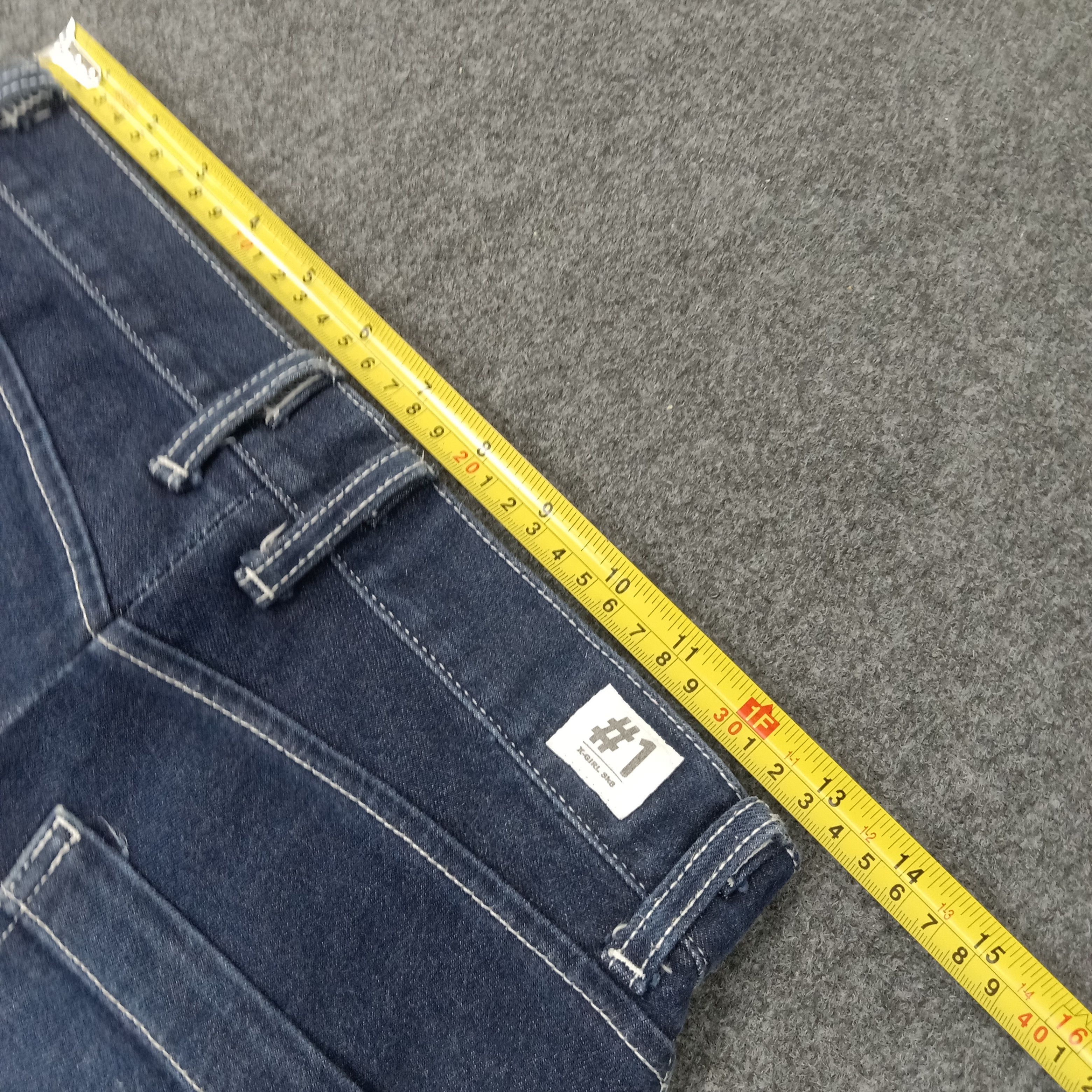 Japanese Brand X-girl Japanese Brand Multi Pocket Denim Jeans C252N3 Size US 27 - 10 Thumbnail