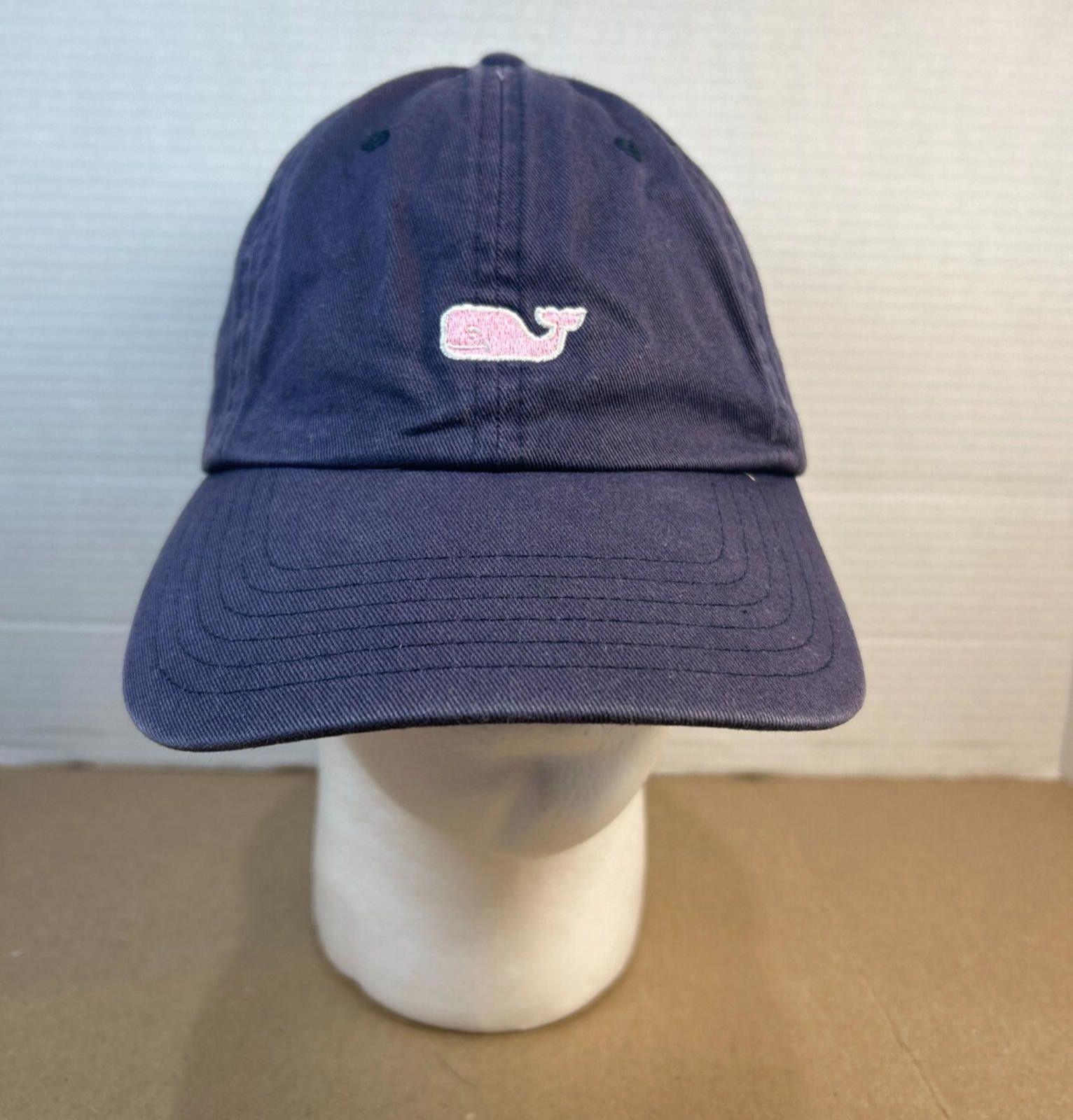 Vineyard Vines VINEYARD VINES Whale Dad Hat Blue Adjustable Pink Whale Logo Size ONE SIZE - 1 Thumbnail